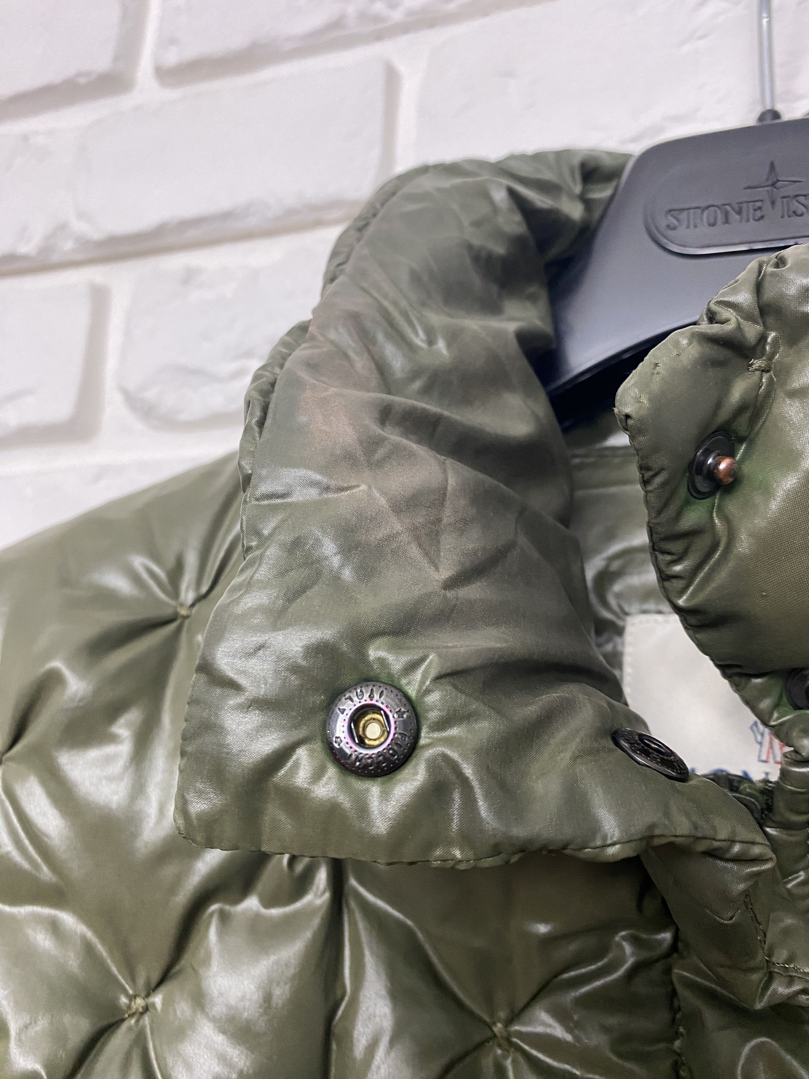 Moncler Moncler Down Quilted Jacket Puffer Khaki Small Logo Size 2 Size M / US 6-8 / IT 42-44 - 8 Thumbnail