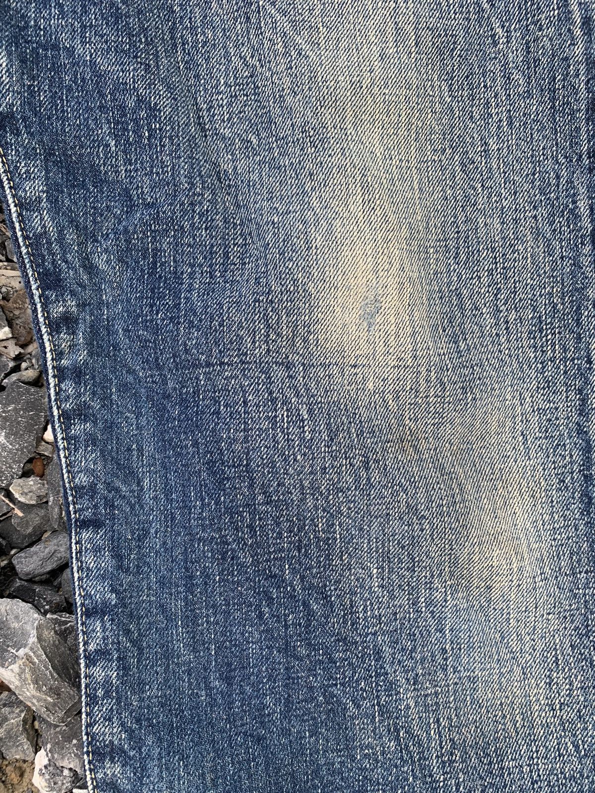 Kapital VINTAGE BURGUS PLUS SELVEDGE JAPANESE FADED DISTRESSED DENIM Size US 32 / EU 48 - 20 Thumbnail