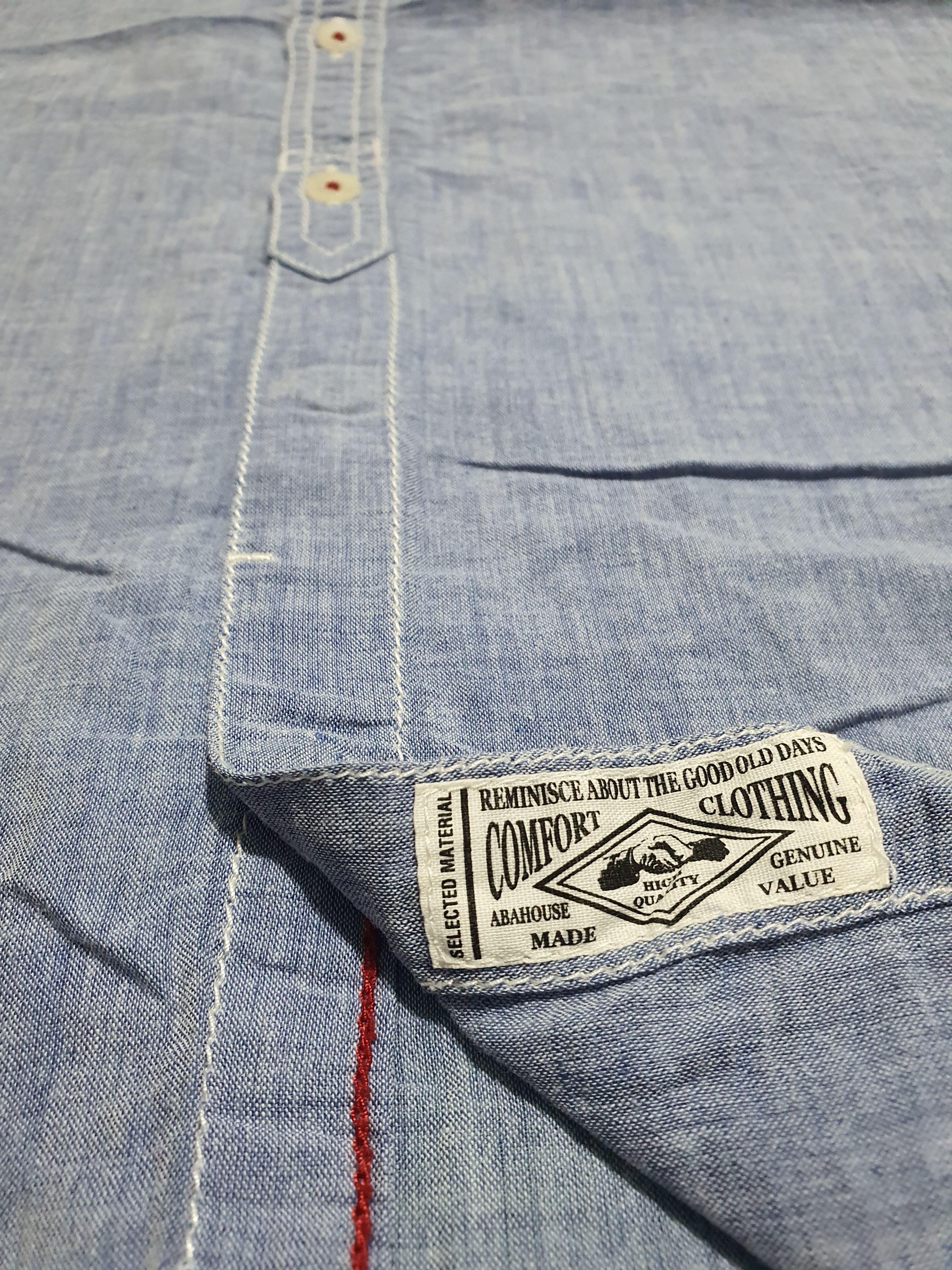 ABAHOUSE × Japanese Brand ABAHOUSE 19.5”/25” 3 QUARTER SLEEVE SHIRT Size US M / EU 48-50 / 2 - 7 Thumbnail