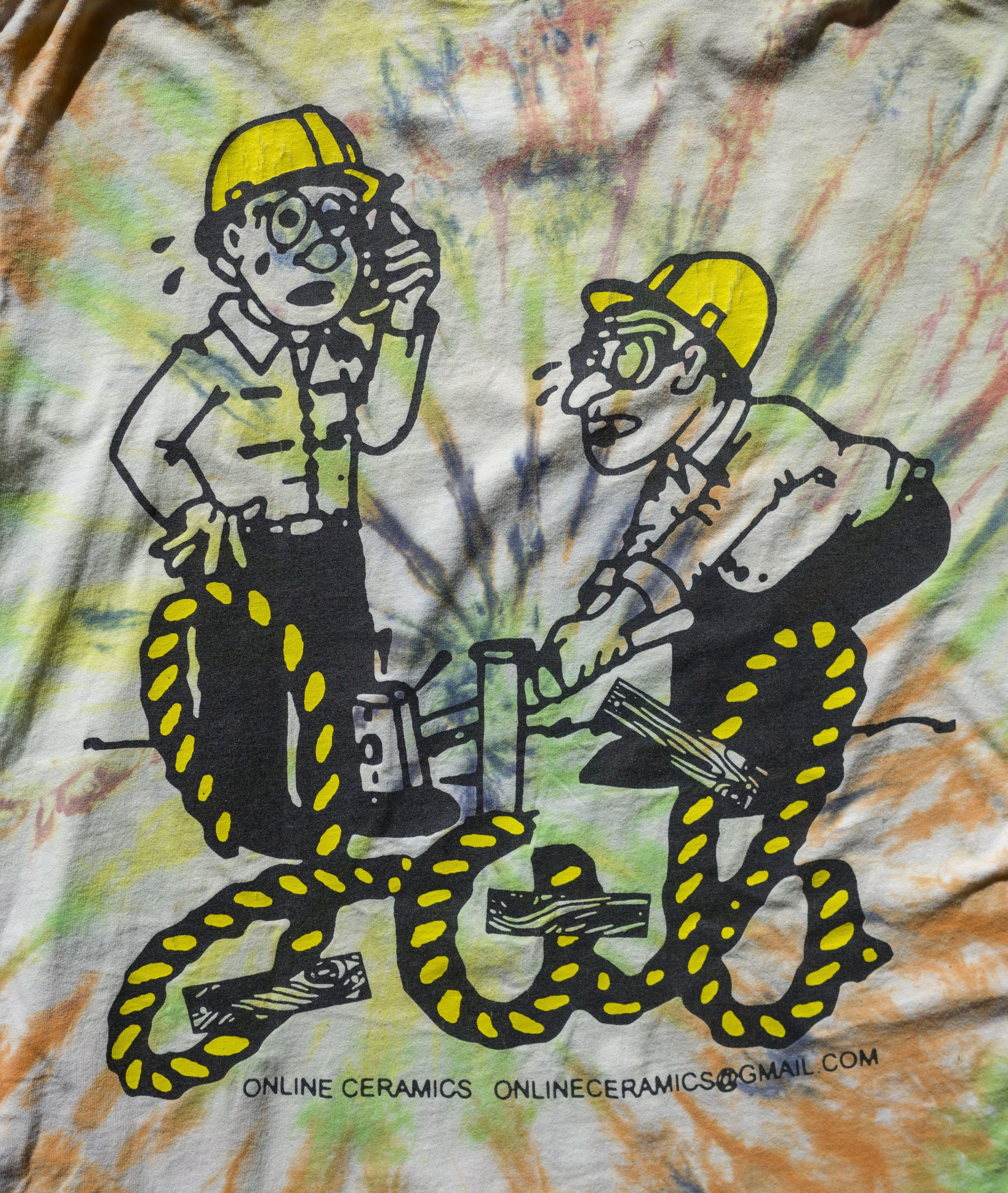 Online Ceramics Happiness is an Inside Job Tie-dye t-shirt Size US XL / EU 56 / 4 - 4 Thumbnail