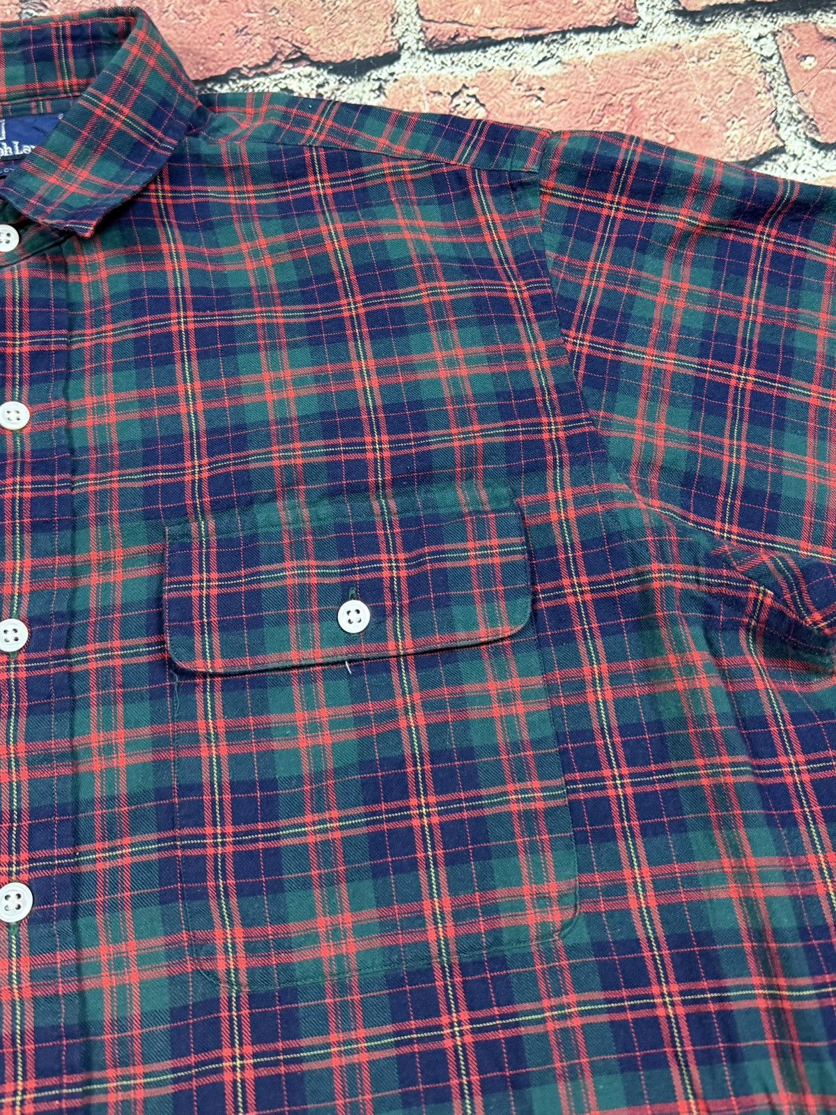 Polo Ralph Lauren Vintage Ralph Lauren Shirt Plaid Long Sleeve Button Up Size US M / EU 48-50 / 2 - 6 Thumbnail