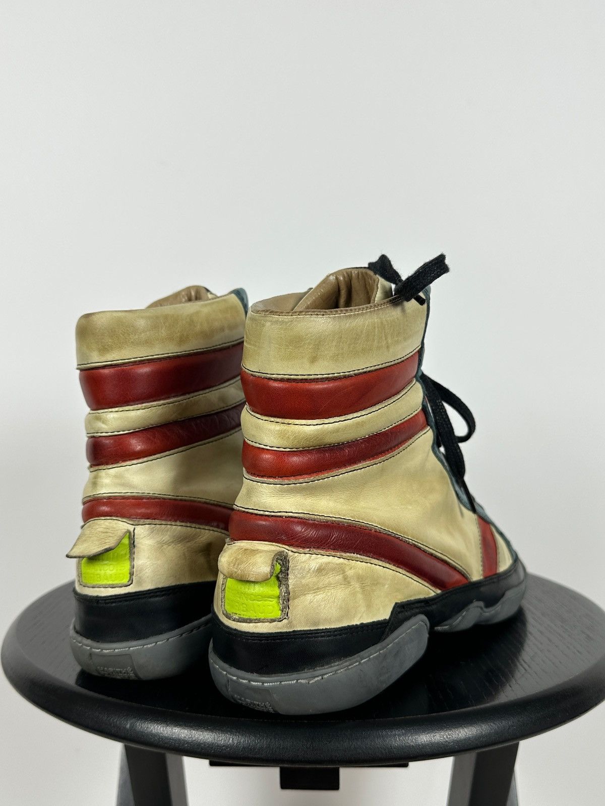Marithe + Francois Girbaud 00s Vintage Marithé + François Girbaud High Top Sneakers Size US 8 / EU 41 - 4 Thumbnail