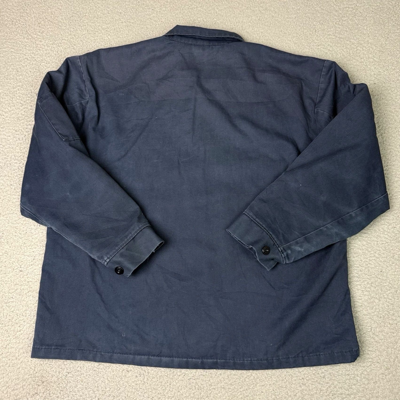 Red Kap VINTAGE Red Kap Jacket Mens XL Blue 90s Workwear Bomber Full Zip Lined Twill Poylester Cotton Size US XL / EU 56 / 4 - 5 Thumbnail