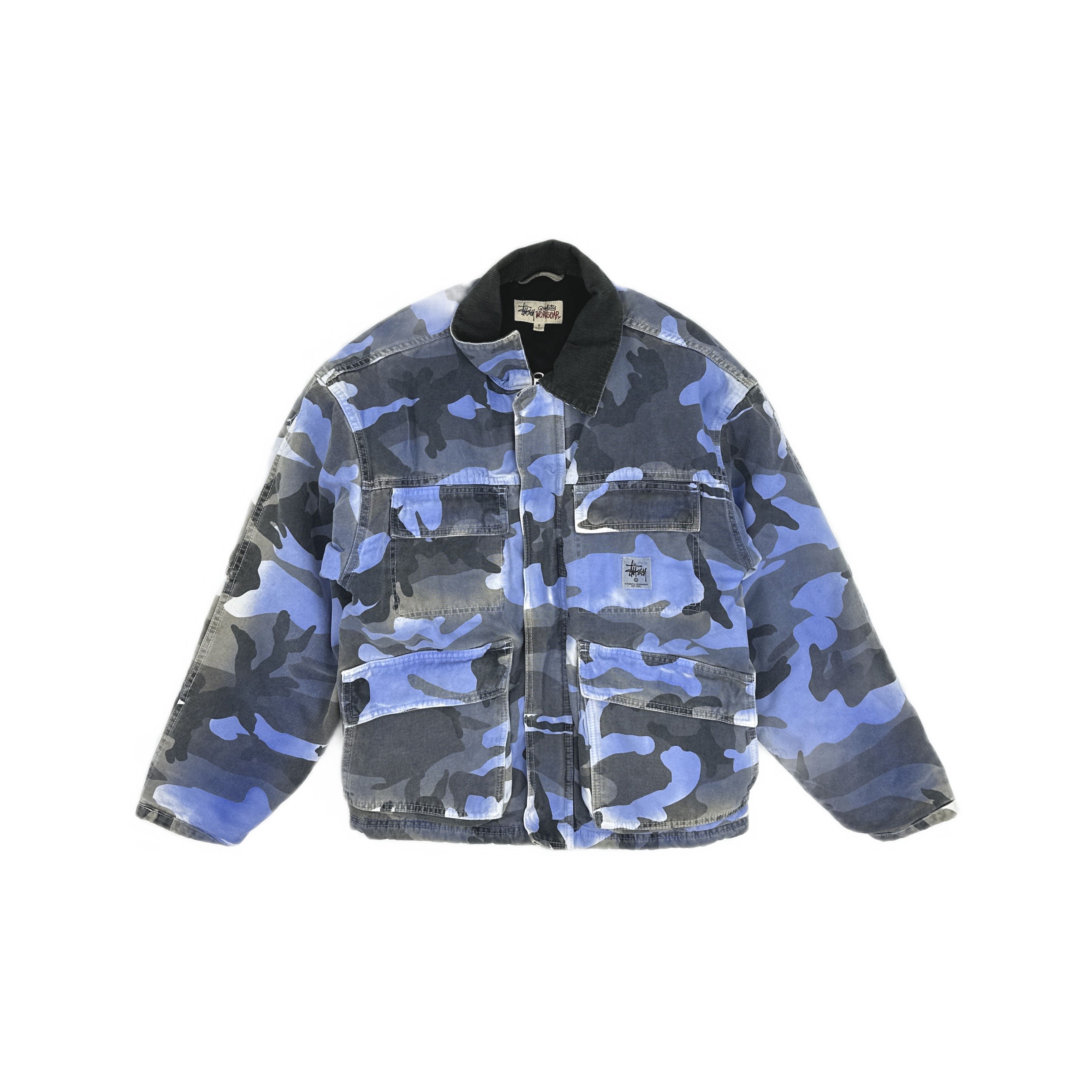 Stussy Stüssy Blue Camo Shop Jacket Size S Size US S / EU 44-46 / 1 - 1 Thumbnail