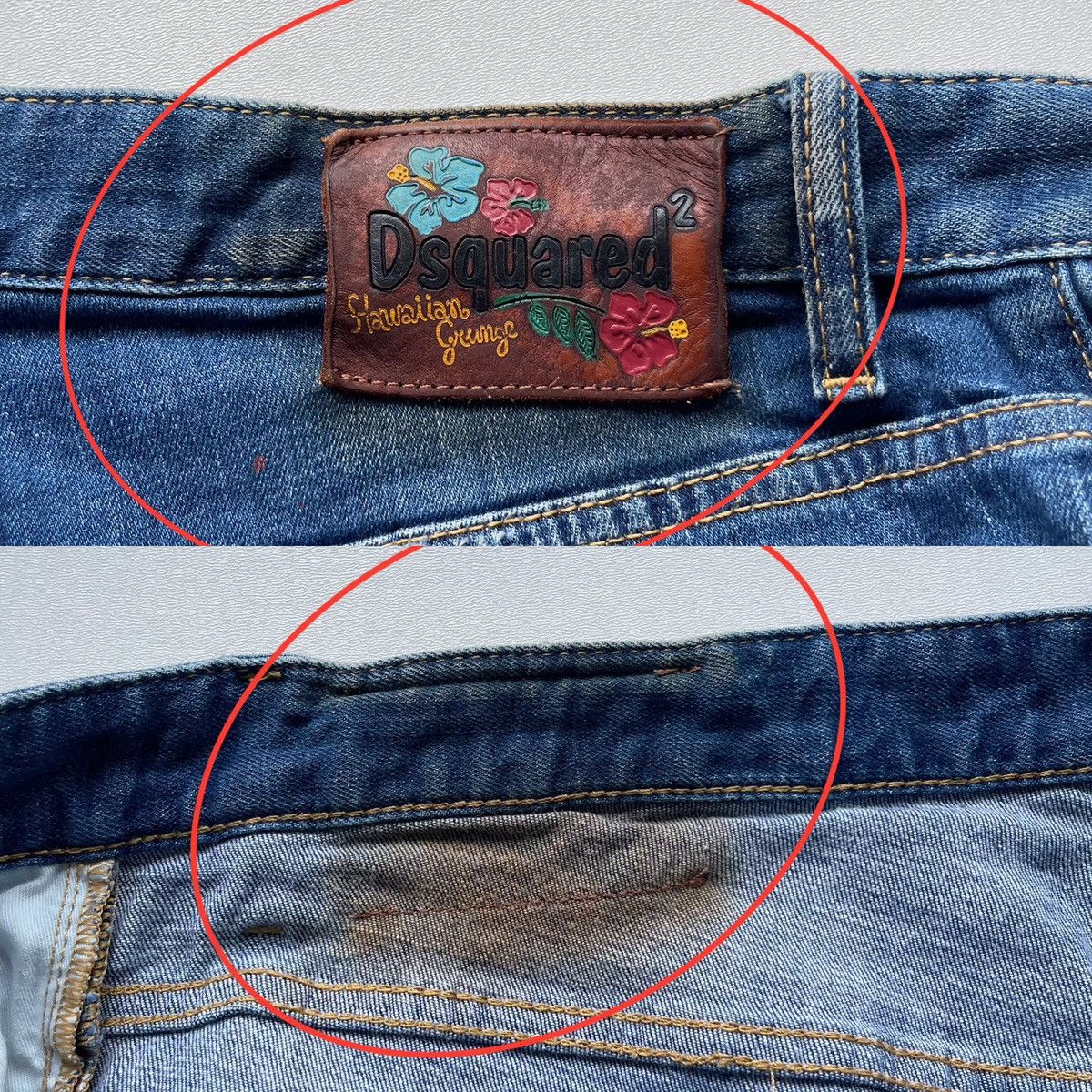 Dsquared2 Dsquared2 Distressed Cool Guy Slim Fit Stretch Jeans Blue Size US 36 / EU 52 - 11 Thumbnail