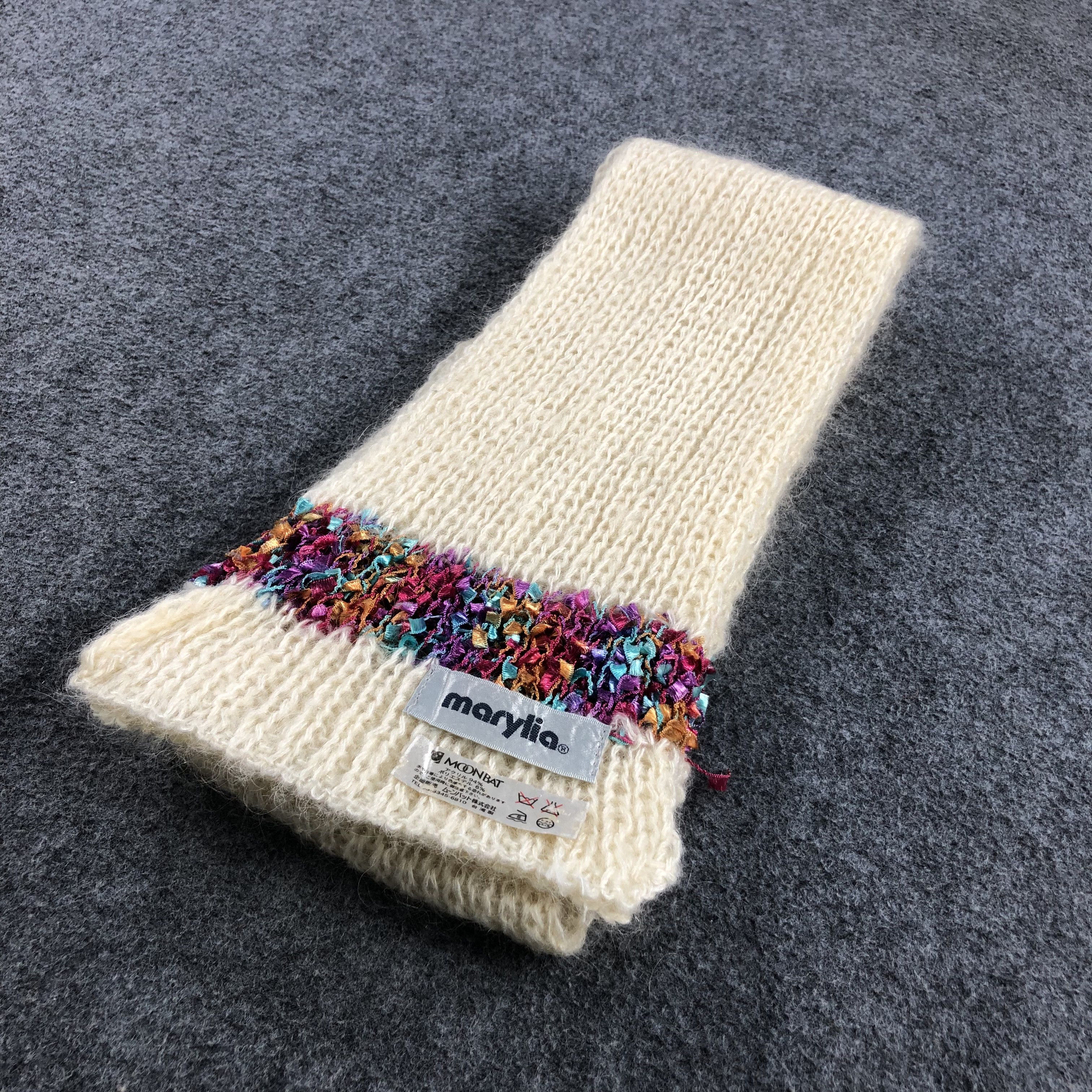 Vintage Marylia Wool Scarf Muffler V801 Size ONE SIZE - 3 Thumbnail