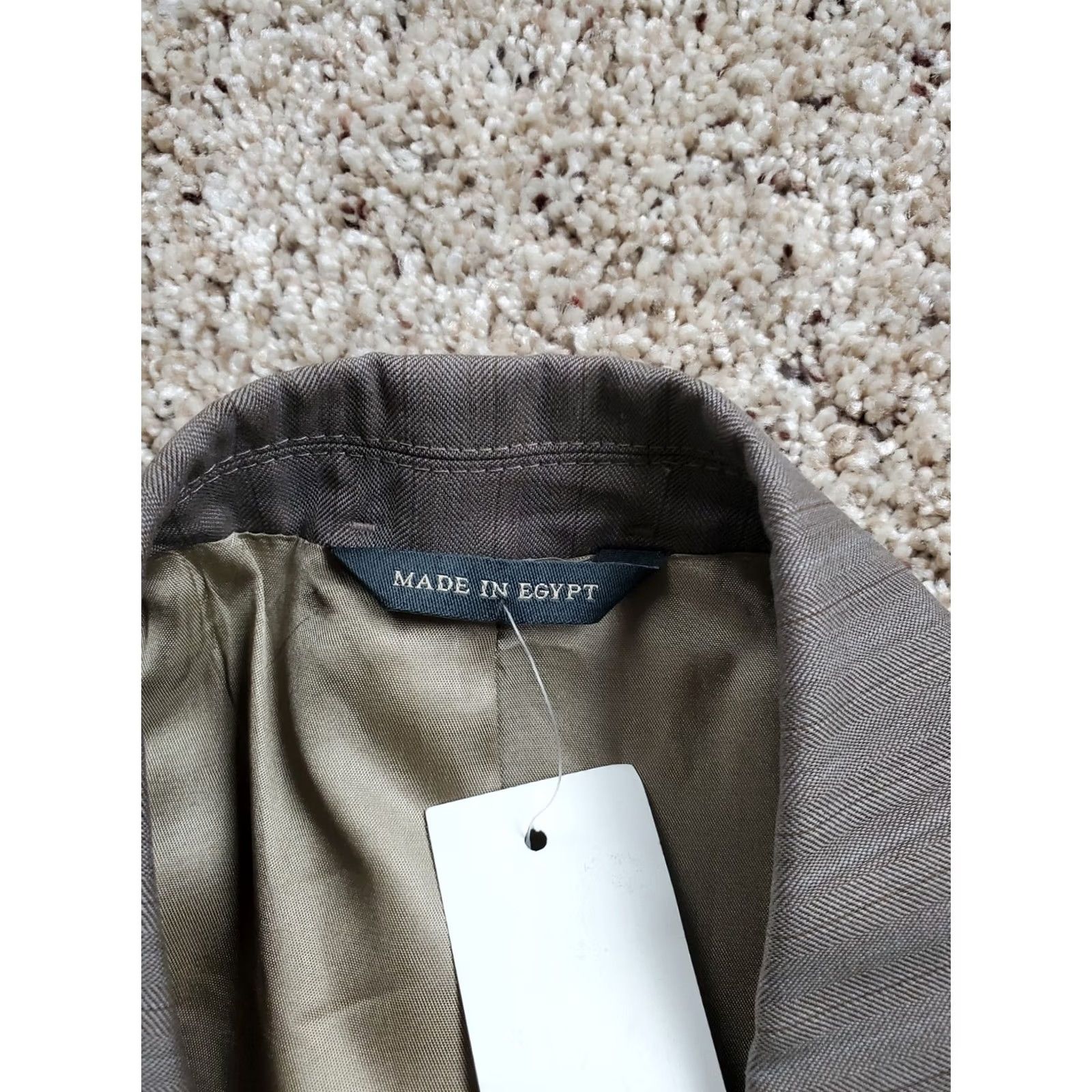 Banana Republic VINTAGE Banana Republic Blazer Jacket Mens Gray 2 Button NWT Size 38R Size 38R - 6 Thumbnail