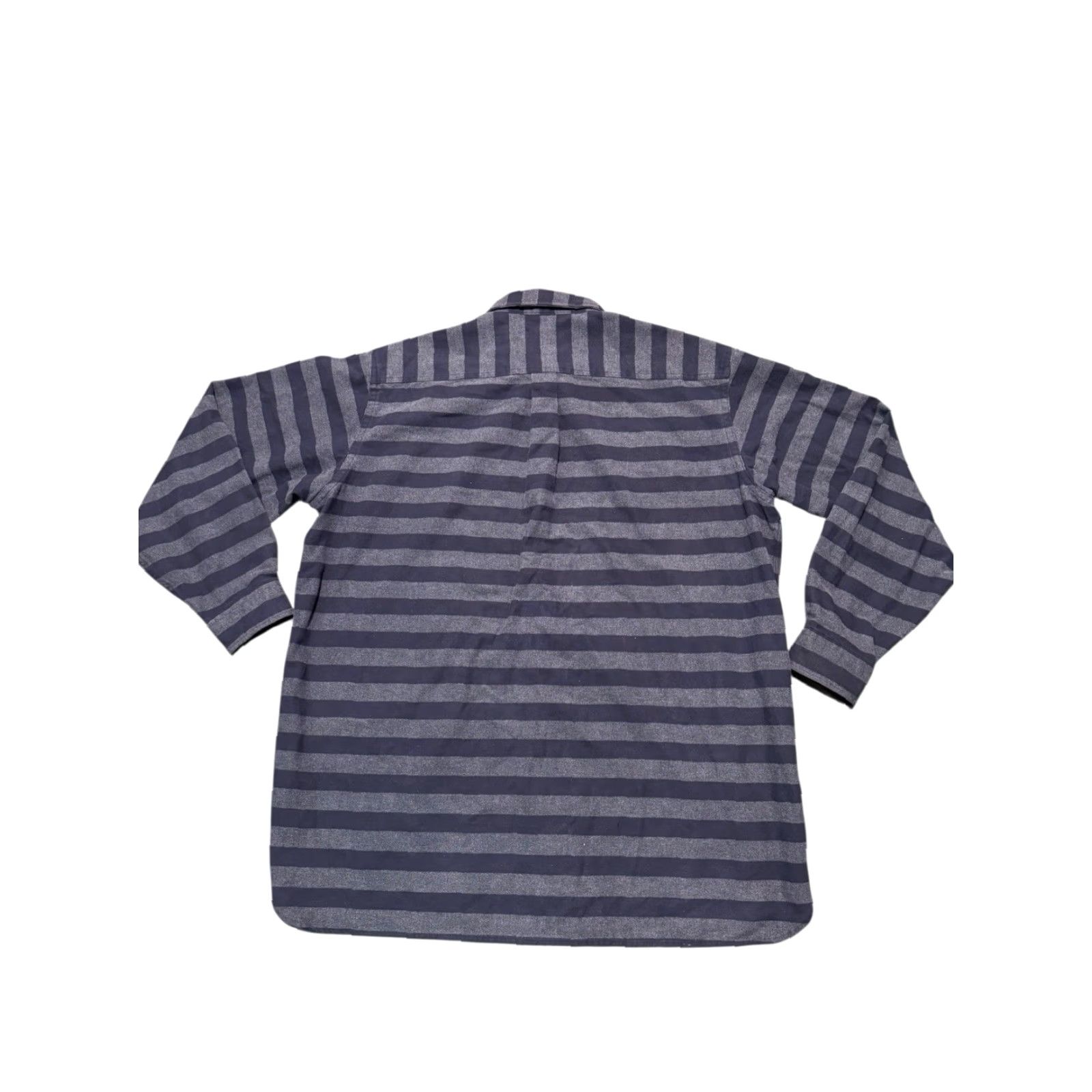 Vintage VINTAGE L.L. Bean Chamois Flannel Shirt Men Blue Striped Heavy Traditional Fit Tall XXL Regular Button-Up Long Sleeve Size 2XLT Size US XXL / EU 58 / 5 - 7 Thumbnail