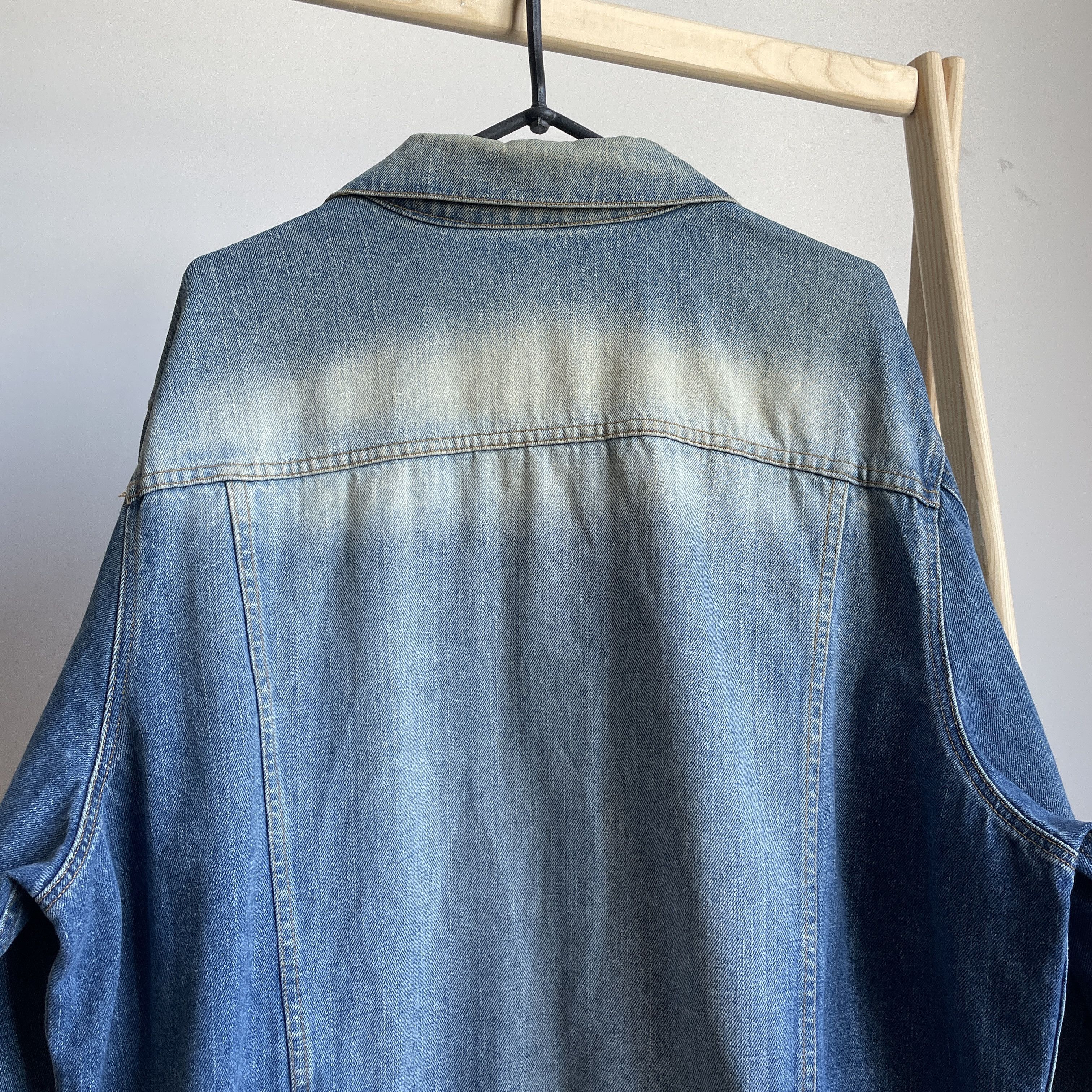 Polo Ralph Lauren Polo Ralph Lauren Extreme Sandblast Vintage 90s Denim Jacket Size US XL / EU 56 / 4 - 4 Thumbnail