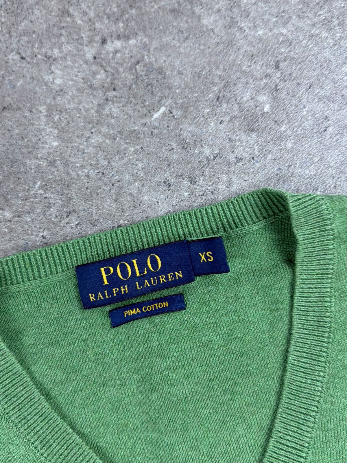 Polo Ralph Lauren Vintage Polo Ralph Lauren V-Neck Sweater Pony Logo Size US XS / EU 42 / 0 - 3 Thumbnail