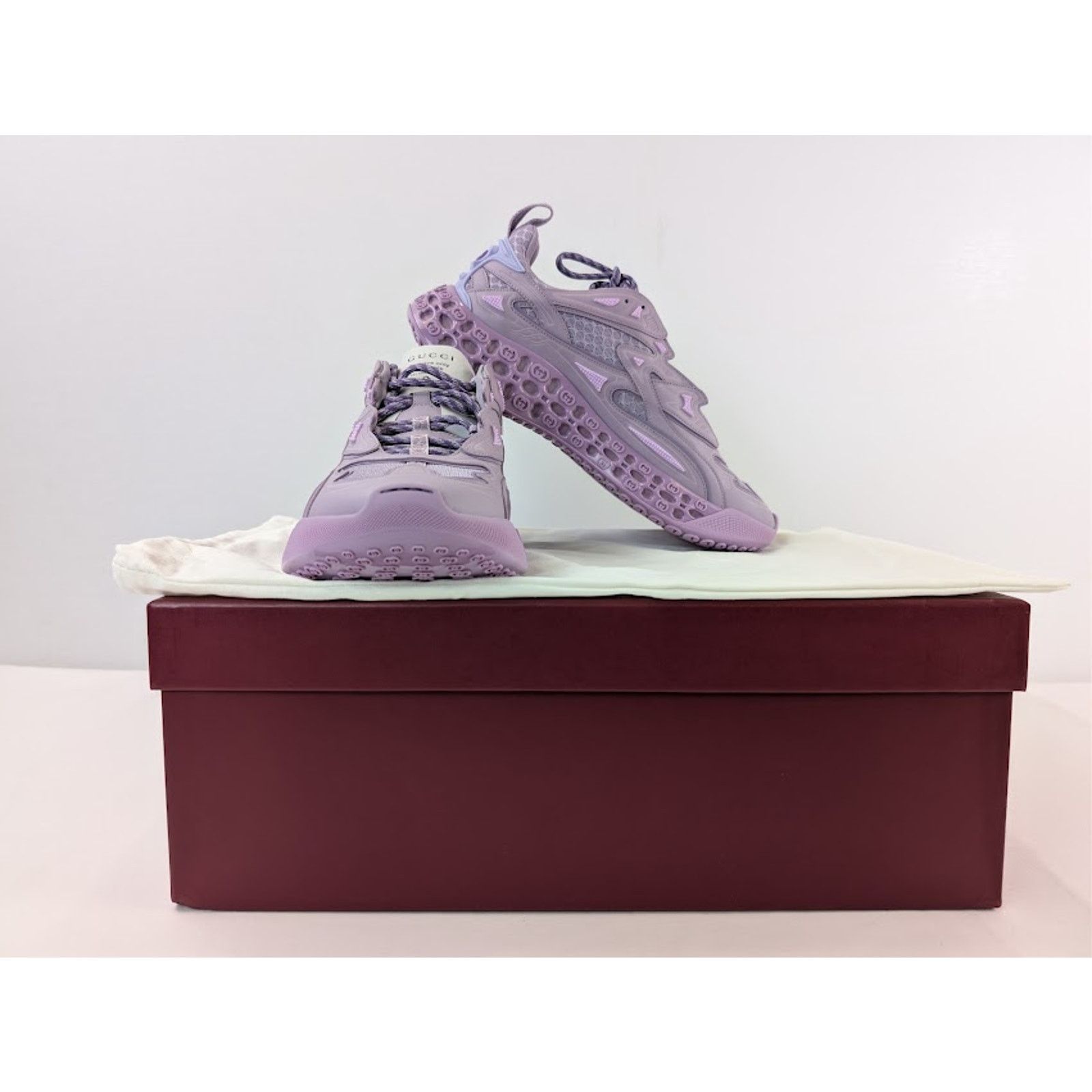 Gucci o1rshd1 Cub3d Sneaker in Purple Demetra Size US 11 / EU 44 - 20 Thumbnail