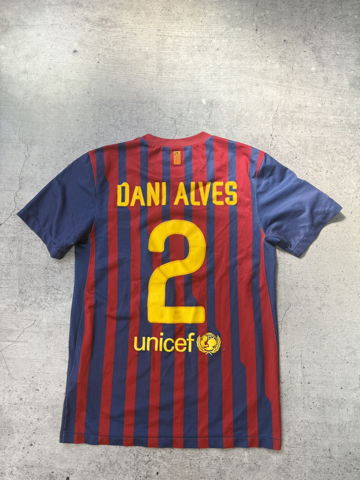Nike FC Barcelona DANI ALVES 2 jersey t-shirt 2010-2011 year