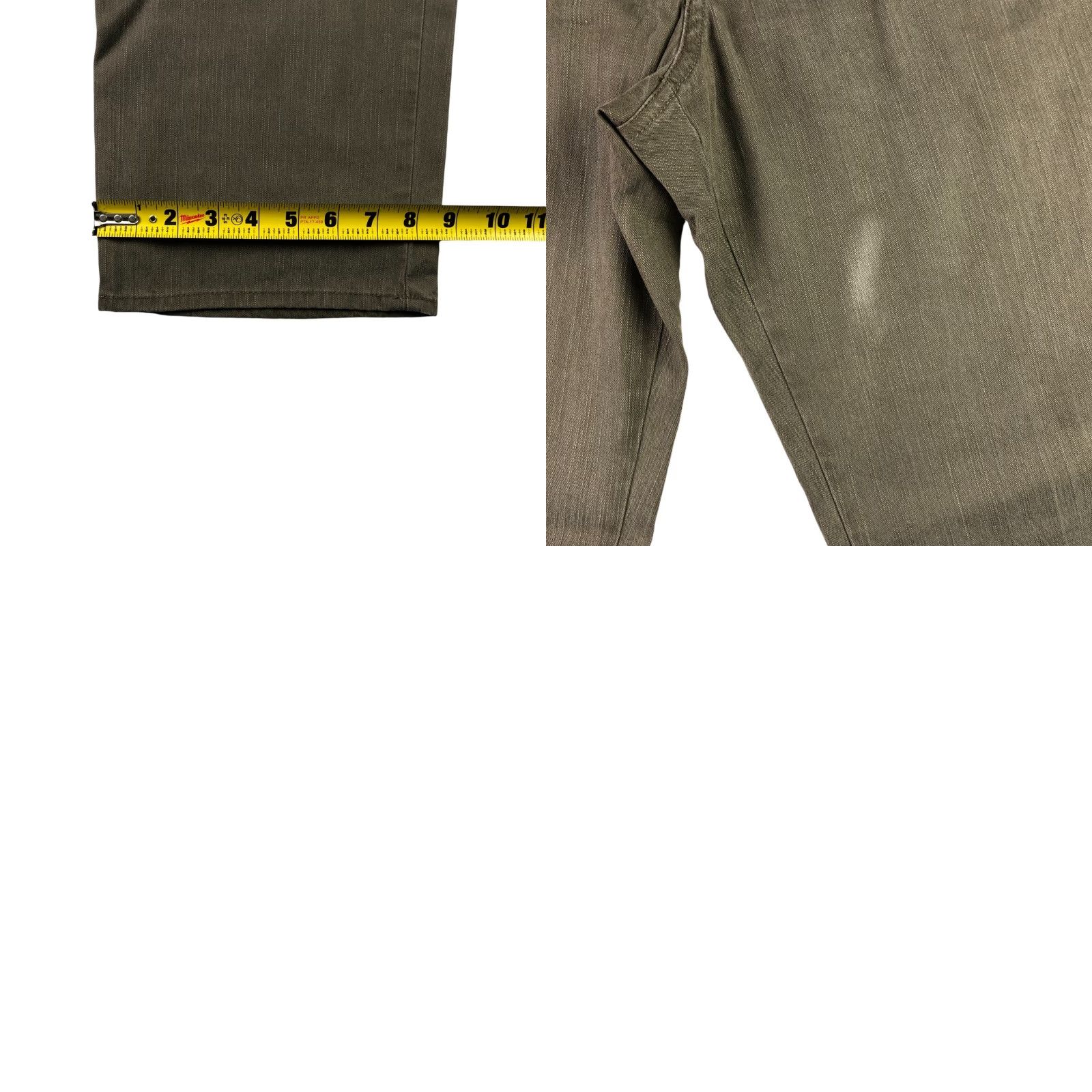 Tommy Bahama Tommy Bahama Men’s Pants Olive 5-Pocket Flat Front Tencel Cotton Spandex 35x30 Casual Khakis Size US 35 - 8 Thumbnail