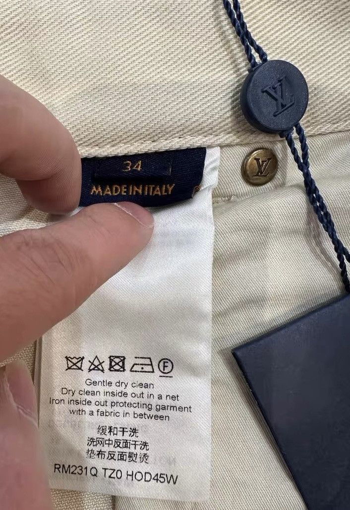 Louis Vuitton Louis Vuitton 34 Skate Denim Jeans Monogram Beige Size US 34 / EU 50 - 11 Thumbnail
