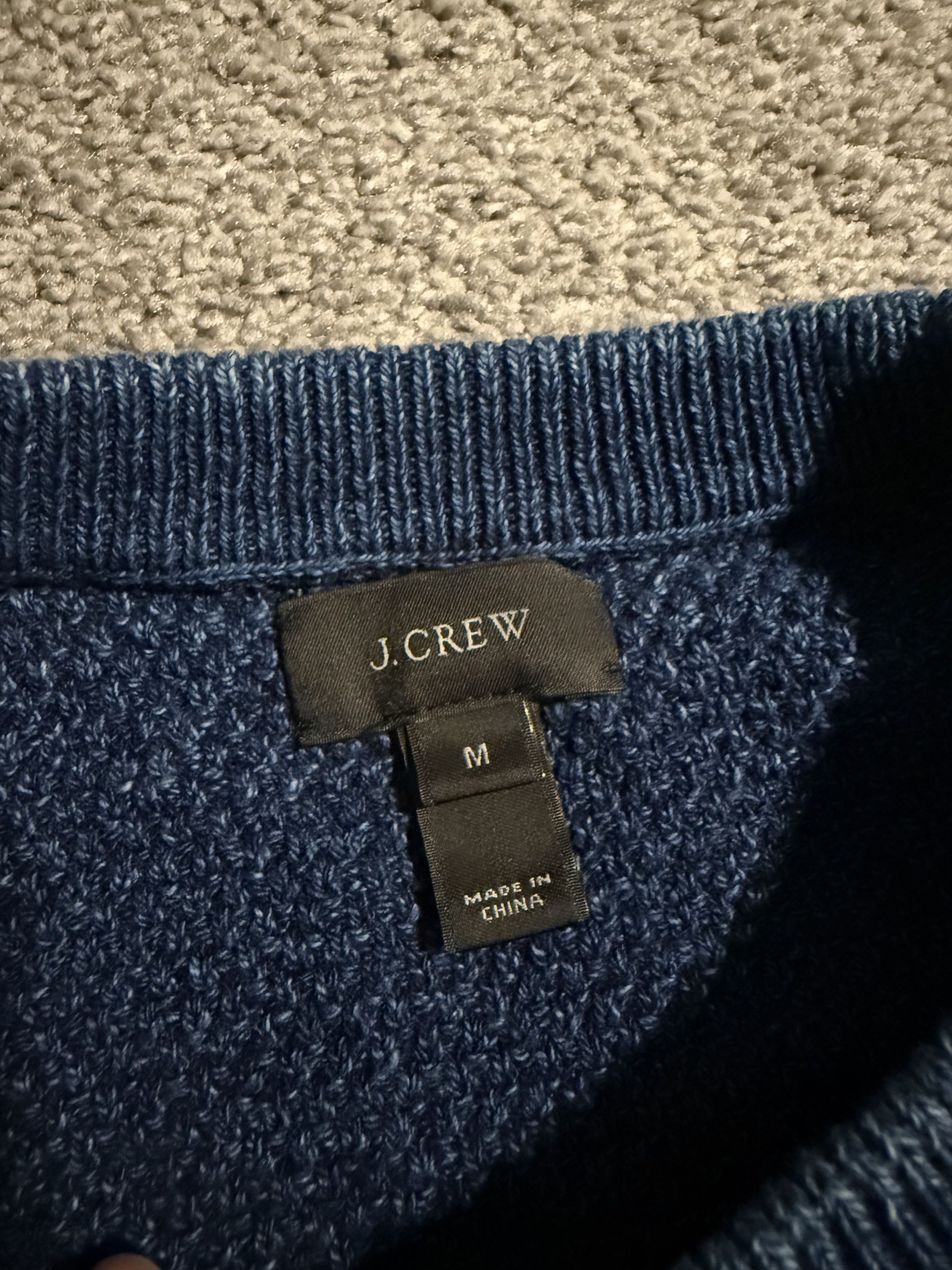 J.Crew J. Crew 100% Sweater Heavy Cotton Gray Crewneck M Size US M / EU 48-50 / 2 - 2 Thumbnail