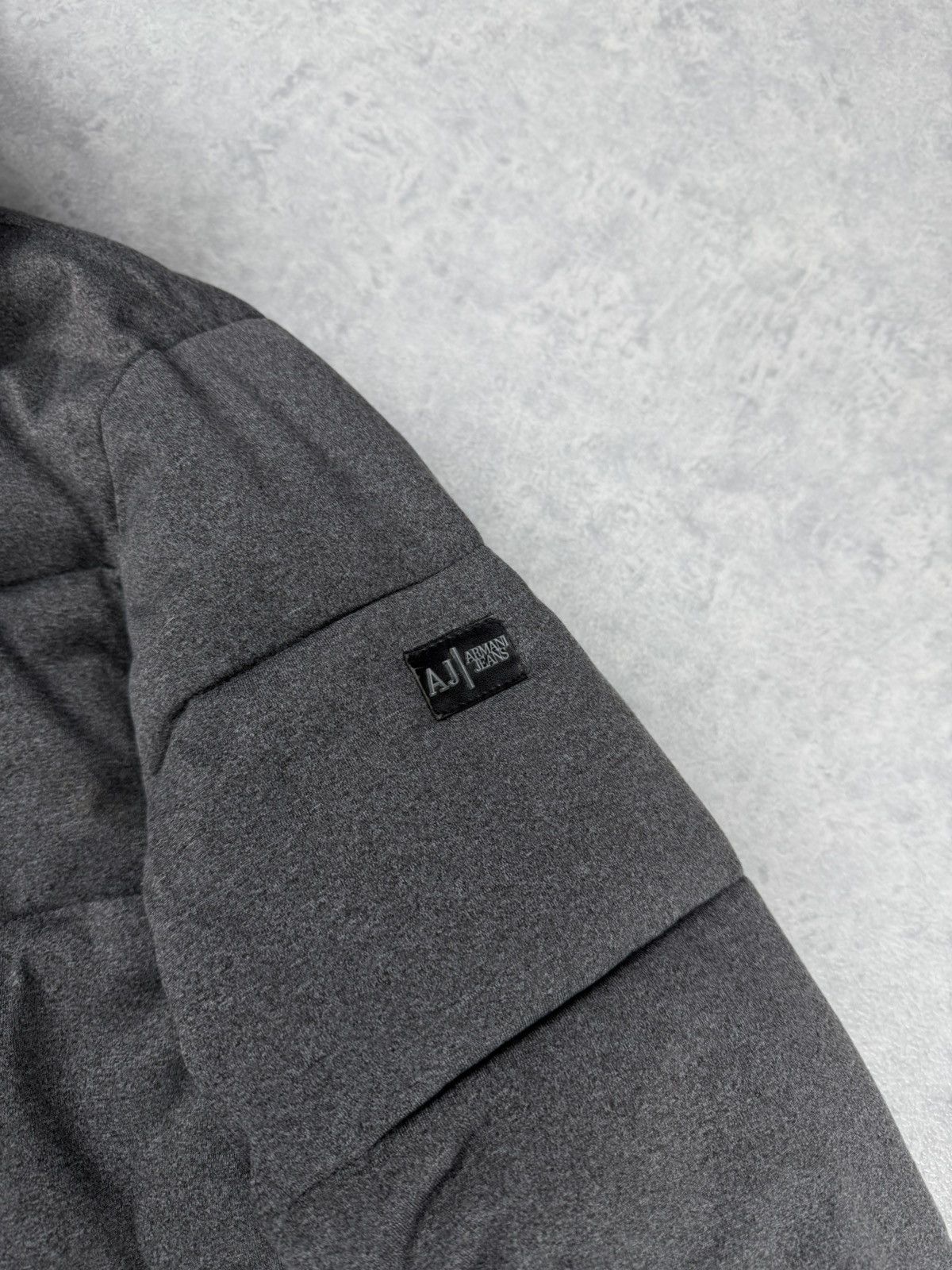 Armani Armani Jeans AJ Grey Hooded Puffer Jacket Size 52 Size US L / EU 52-54 / 3 - 5 Thumbnail