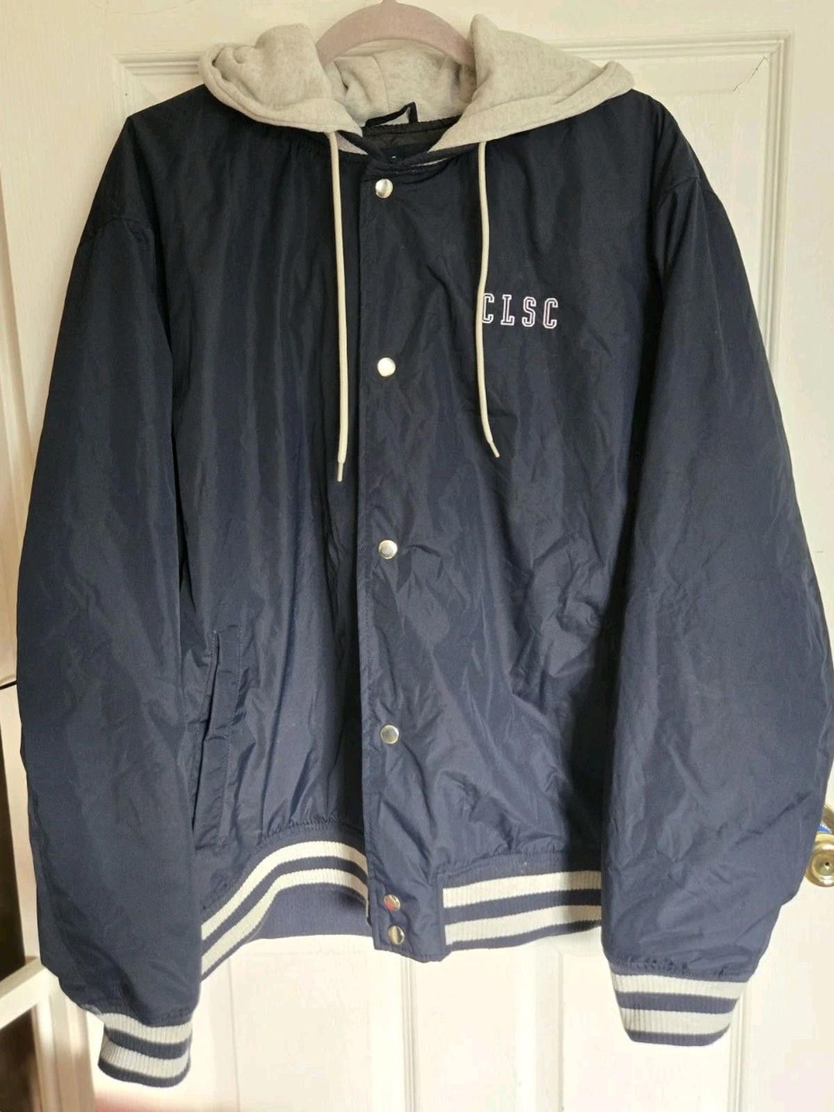 Other CLSC Life Streetwear Jacket Coat Navy Blue Gray Letterman Size US XL / EU 56 / 4 - 5 Thumbnail