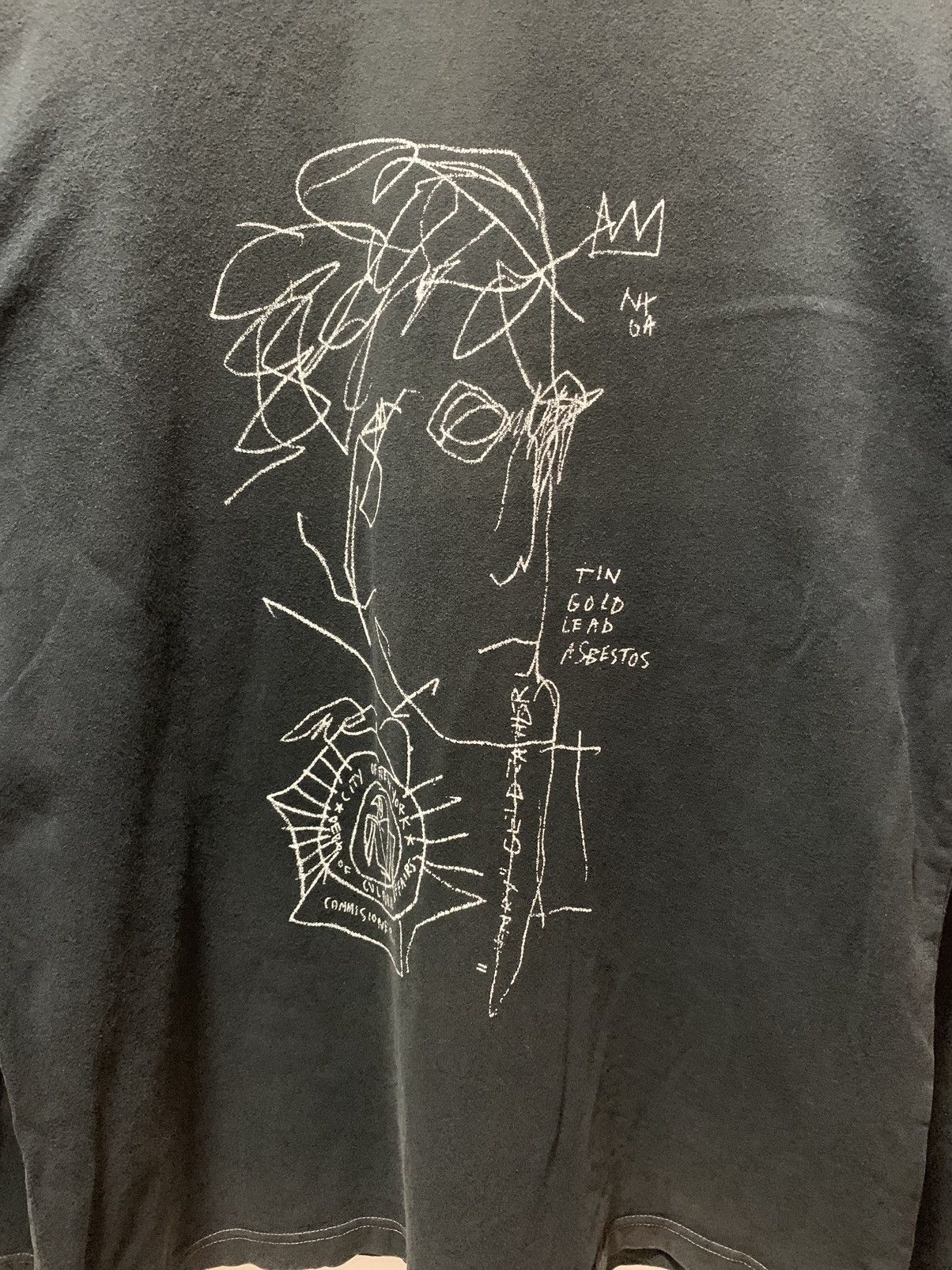 Jean-Michel Basquiat Vtg JEAN MICHEL BASQUIAT T Shirt Size US XL / EU 56 / 4 - 4 Thumbnail