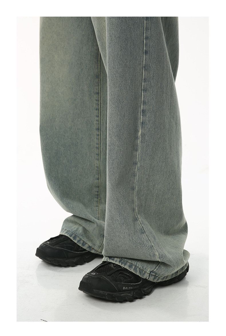 Japanese Brand × Jean Japanese retro loose wide-leg trendy casual jeans Size US 32 / EU 48 - 5 Thumbnail