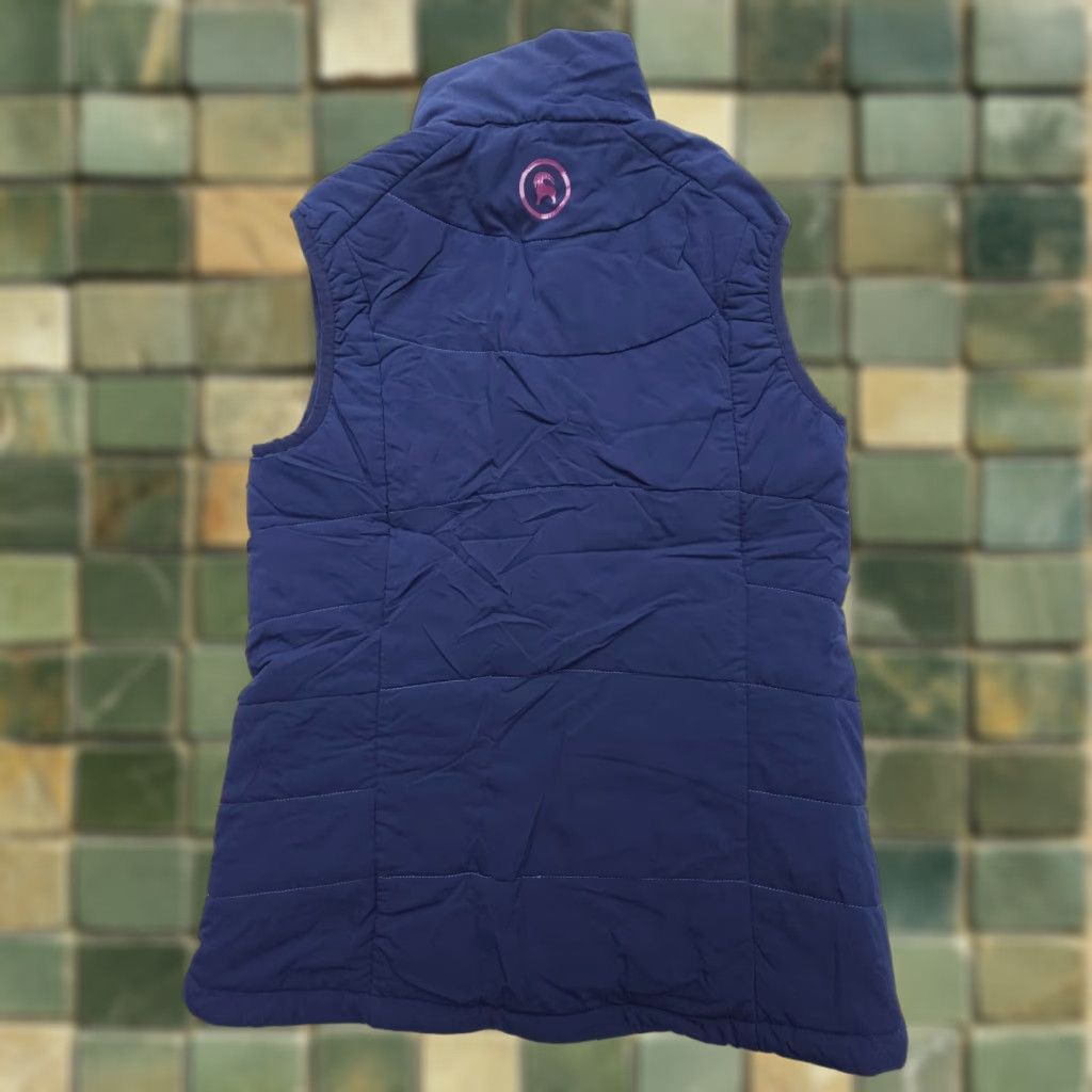 Vintage Backcountry Vest Size Small Packable Quilted Nylon Blue Womens Outdoor Sleeveless Puffer Mid-Length Jacket/Coat Style: Puffer Size S / US 4 / IT 40 - 1 Thumbnail