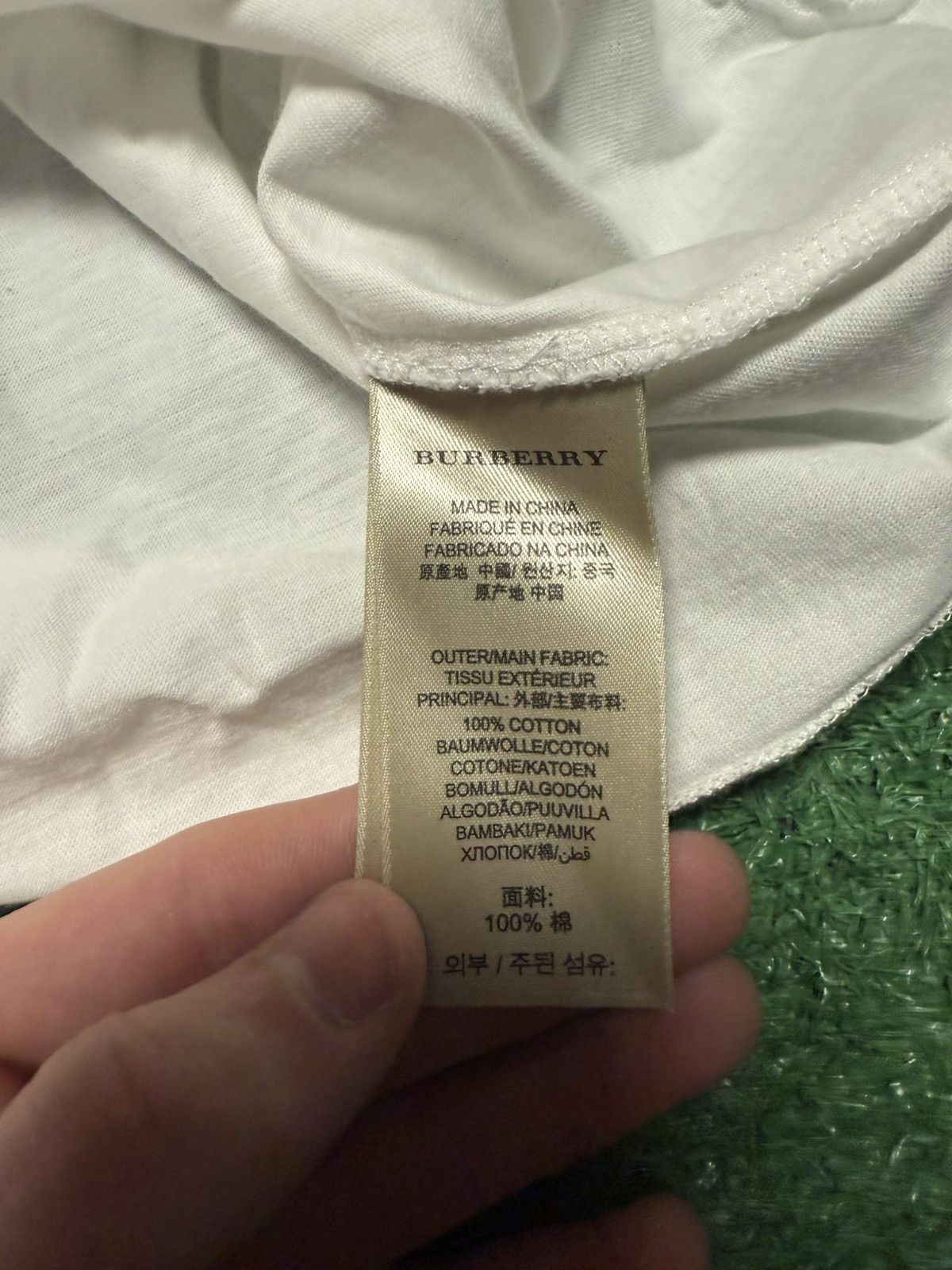 Burberry Burberry brit single stitch tee Size US XXL / EU 58 / 5 - 4 Thumbnail