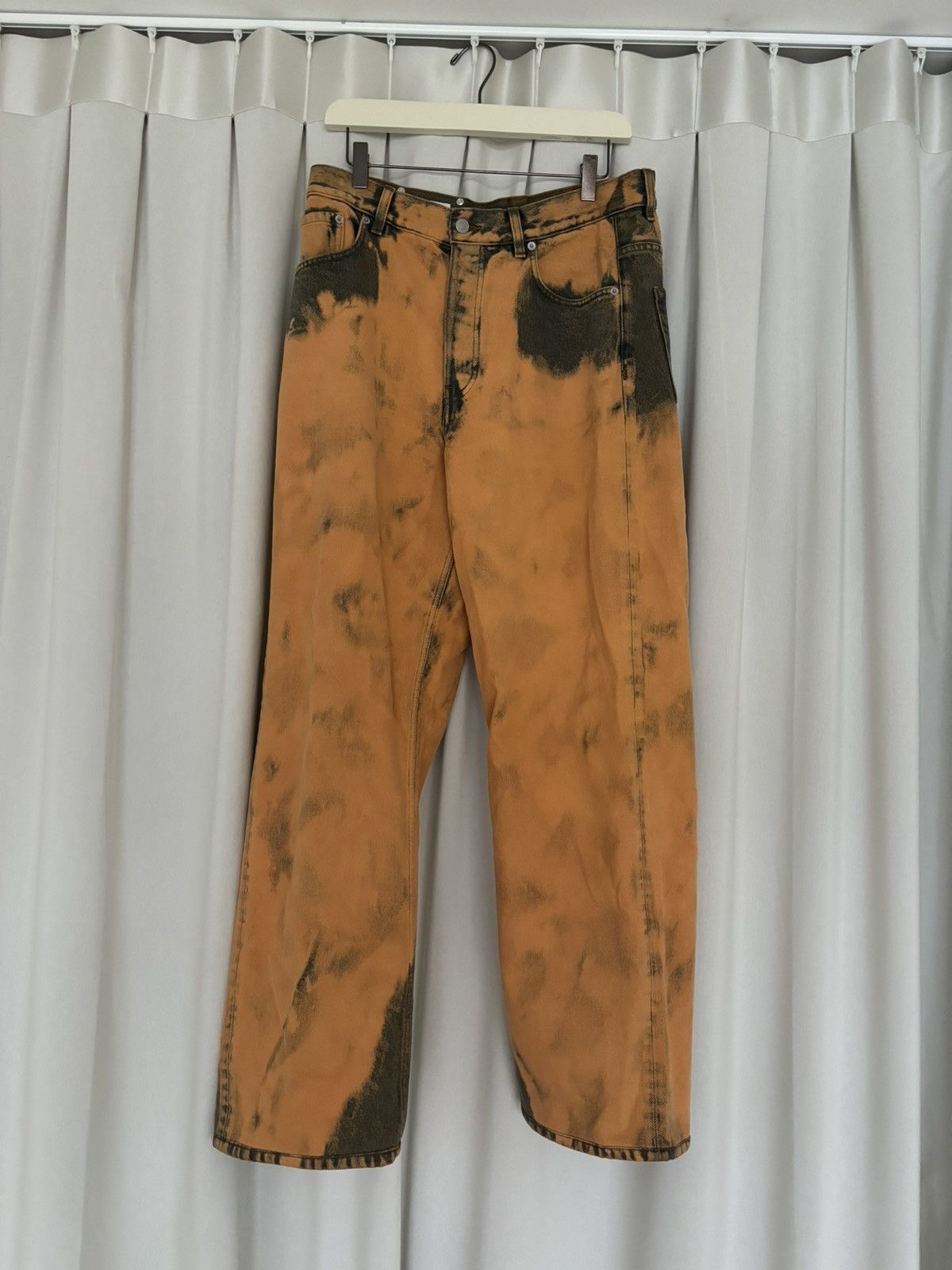 Dries Van Noten Dries Van Noten brown denim in size 31 Size US 31 - 1 Thumbnail