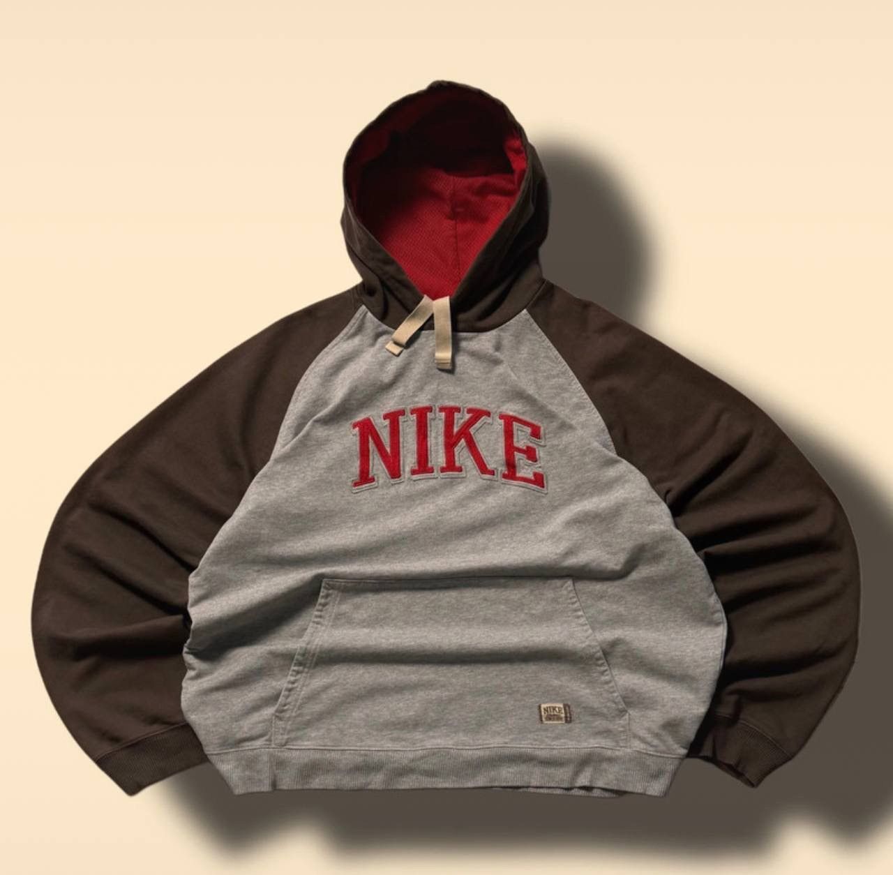 Nike × Vintage NIKE VINTAGE CENTER LOGO OVERSIZE BOXY HOODIE Size US L / EU 52-54 / 3 - 1 Thumbnail