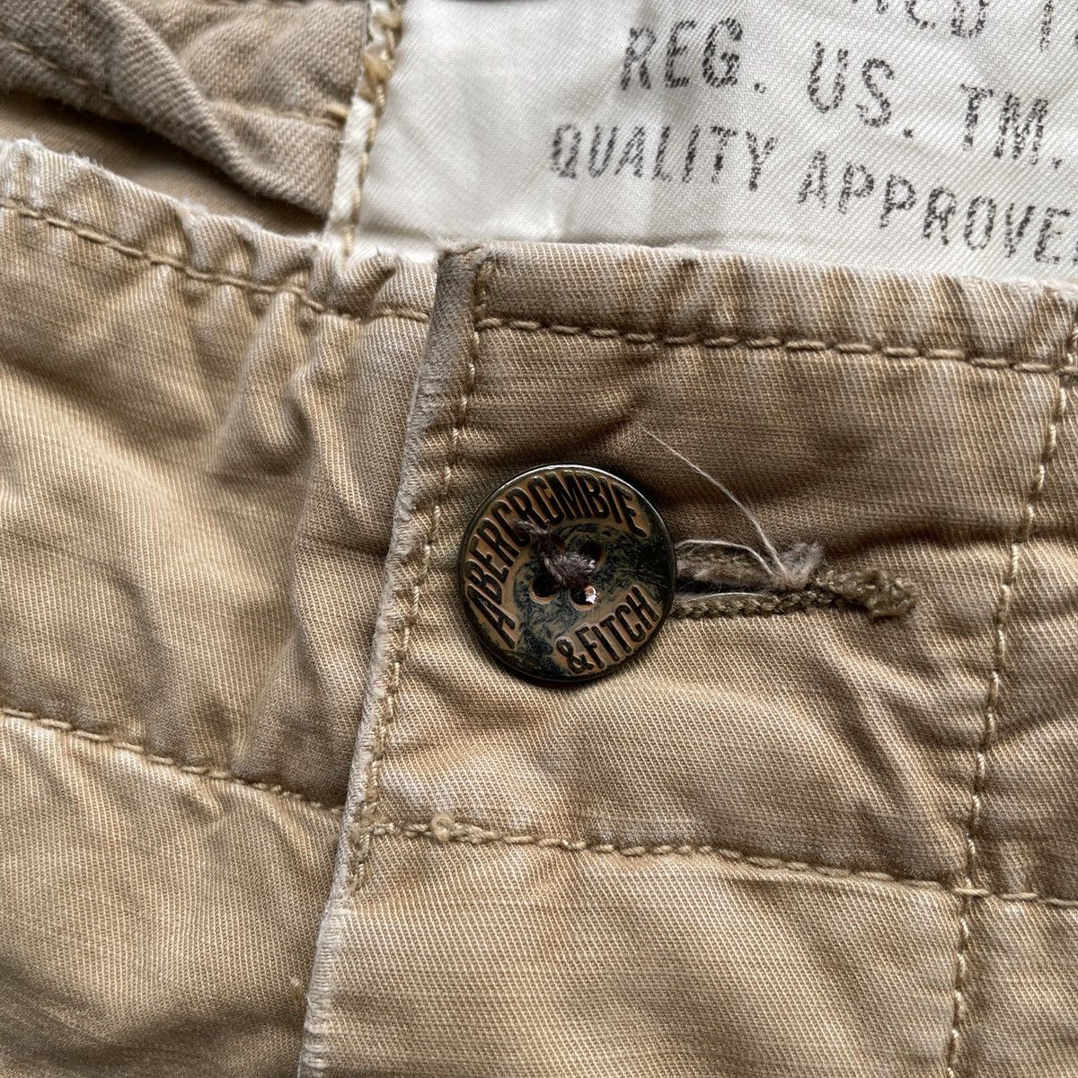 Abercrombie & Fitch × Vintage Abercrombie And Fitch Faded Cargo Pants Tactical W38x31 Size US 38 / EU 54 - 8 Thumbnail
