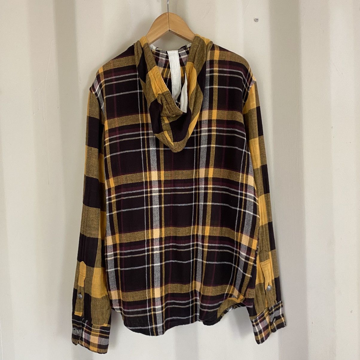 Vintage Indian Motorcycle plaid hoodie shirt Size US M / EU 48-50 / 2 - 2 Thumbnail