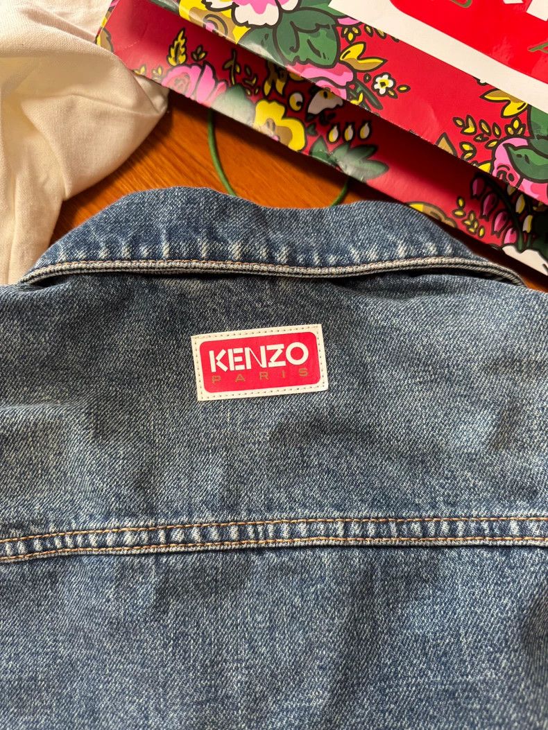 Kenzo KENZO Color fading solid button long sleeve denim jacket Size XL / US 12-14 / IT 48-50 - 4 Thumbnail