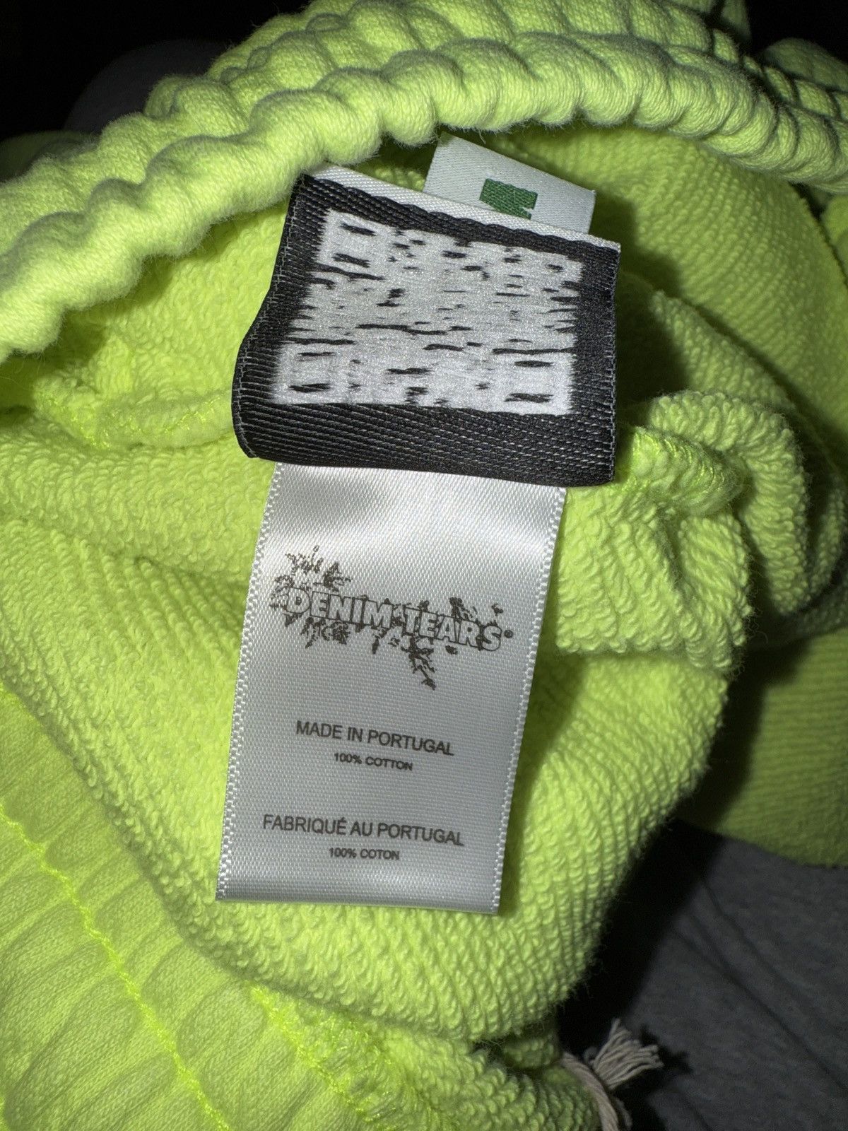 DENIM TEARS Denim Tears Mono Cotton Wreath Neon Green Sweatpants Size US 31 - 8 Thumbnail