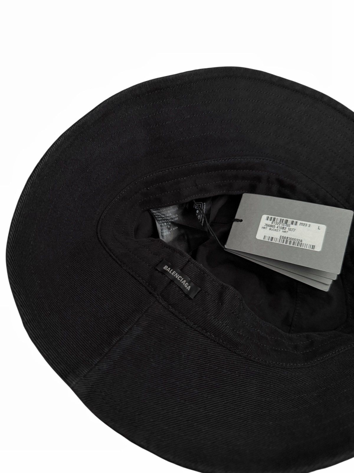 Balenciaga Unity Cotton Drill Bucket Bat Size ONE SIZE - 3 Thumbnail