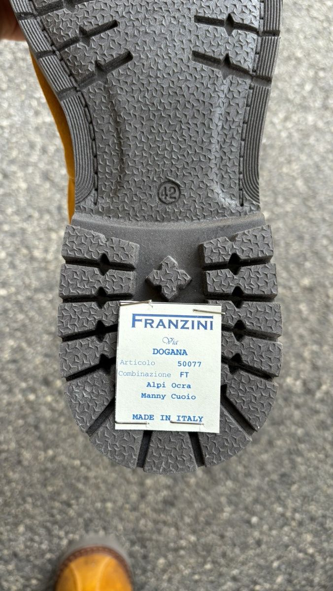 Other Ankle Boots Handmade in Italy - Luxury Ochre Leather Lining Size US 9.5 / EU 42-43 - 9 Thumbnail