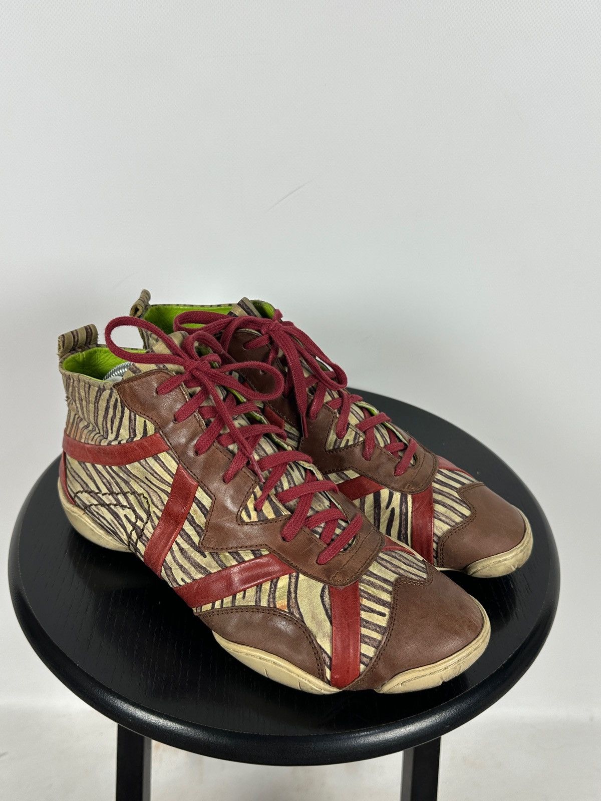 Marithe + Francois Girbaud 00s Vintage Marithé + François Girbaud High Top Sneakers Size US 7 / EU 40 - 6 Thumbnail
