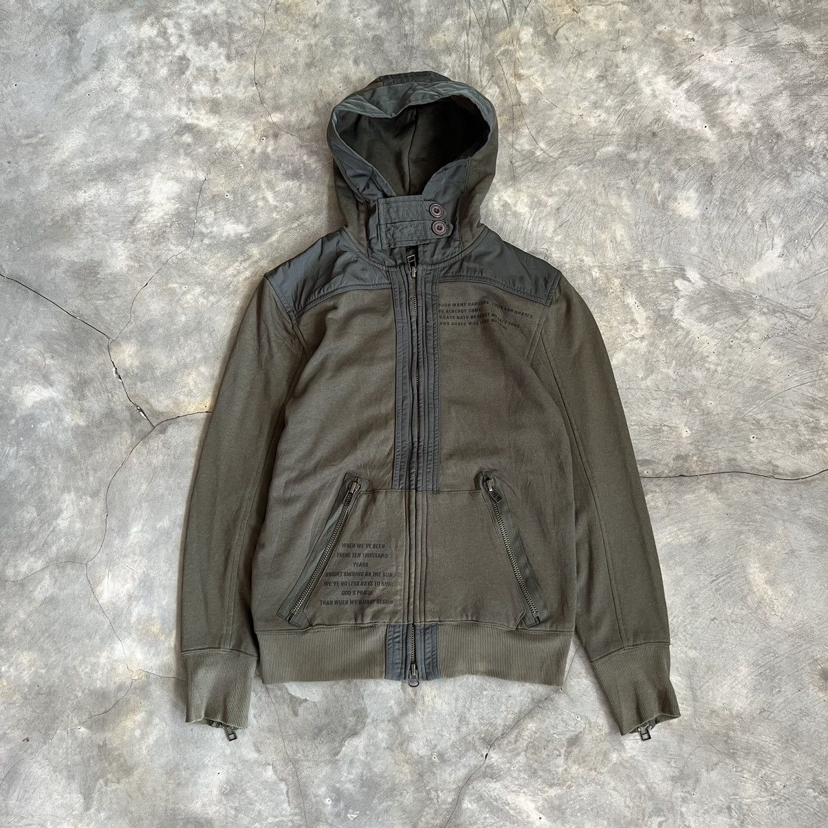 Japanese Brand 2000s Jack Rose LGB Style Luv Poem Zip Up Hoodie Size US M / EU 48-50 / 2 - 1 Thumbnail