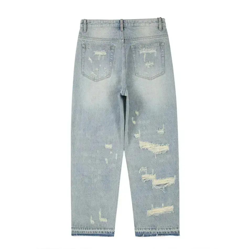 Japanese Brand Oversized jeans baggy cargo pants hip-hop style wide leg Y2K Size US 32 / EU 48 - 6 Thumbnail