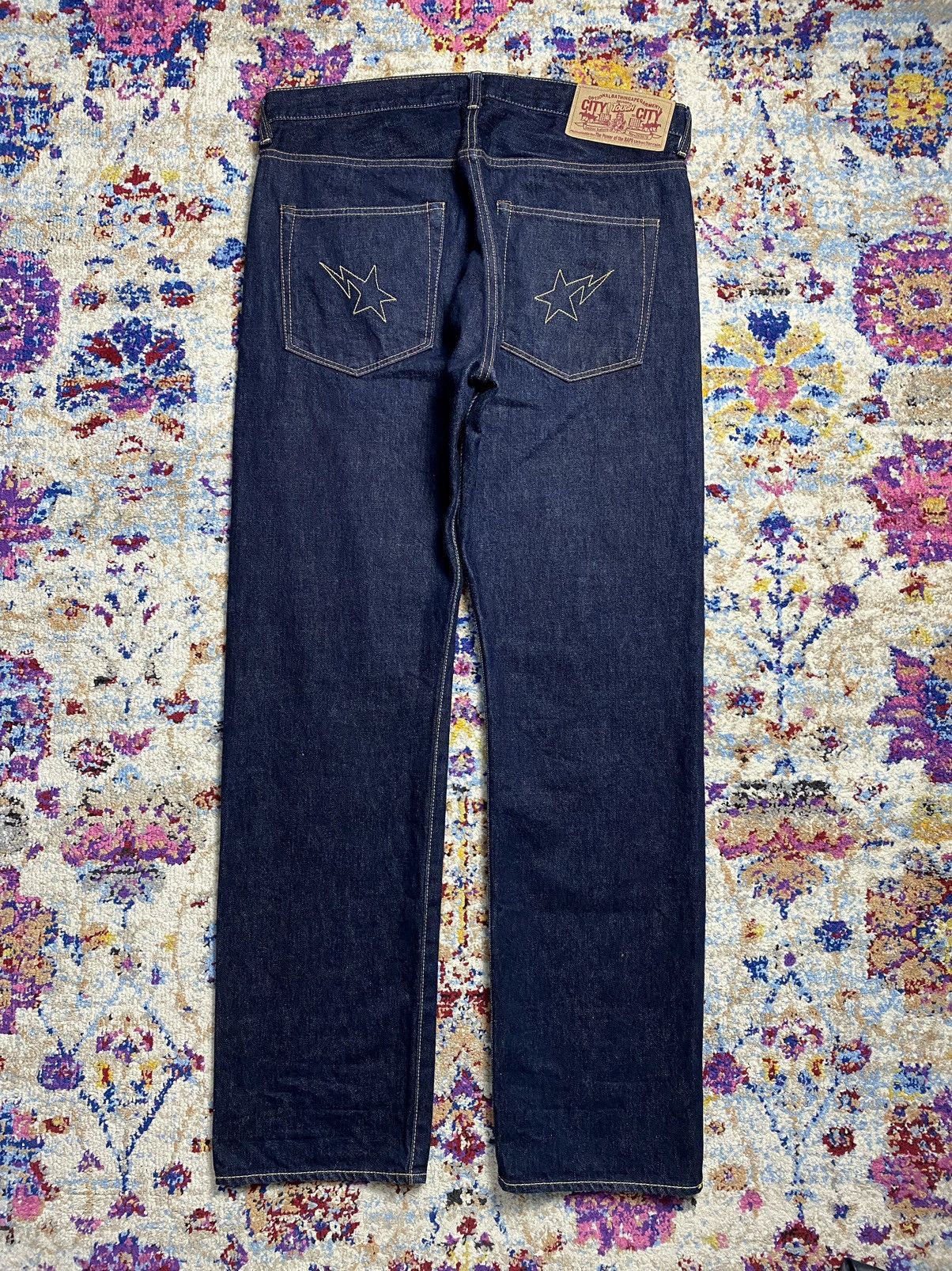 Bape Bapesta OG Classic 14oz Straight Relaxed Jeans W34 Size US 36 / EU 52 - 1 Thumbnail