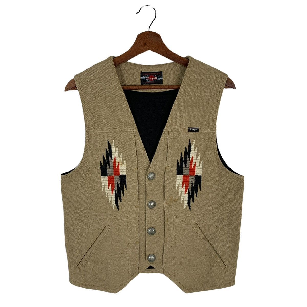 Wrangler Aztec Design Vest Size US S / EU 44-46 / 1 - 1 Thumbnail