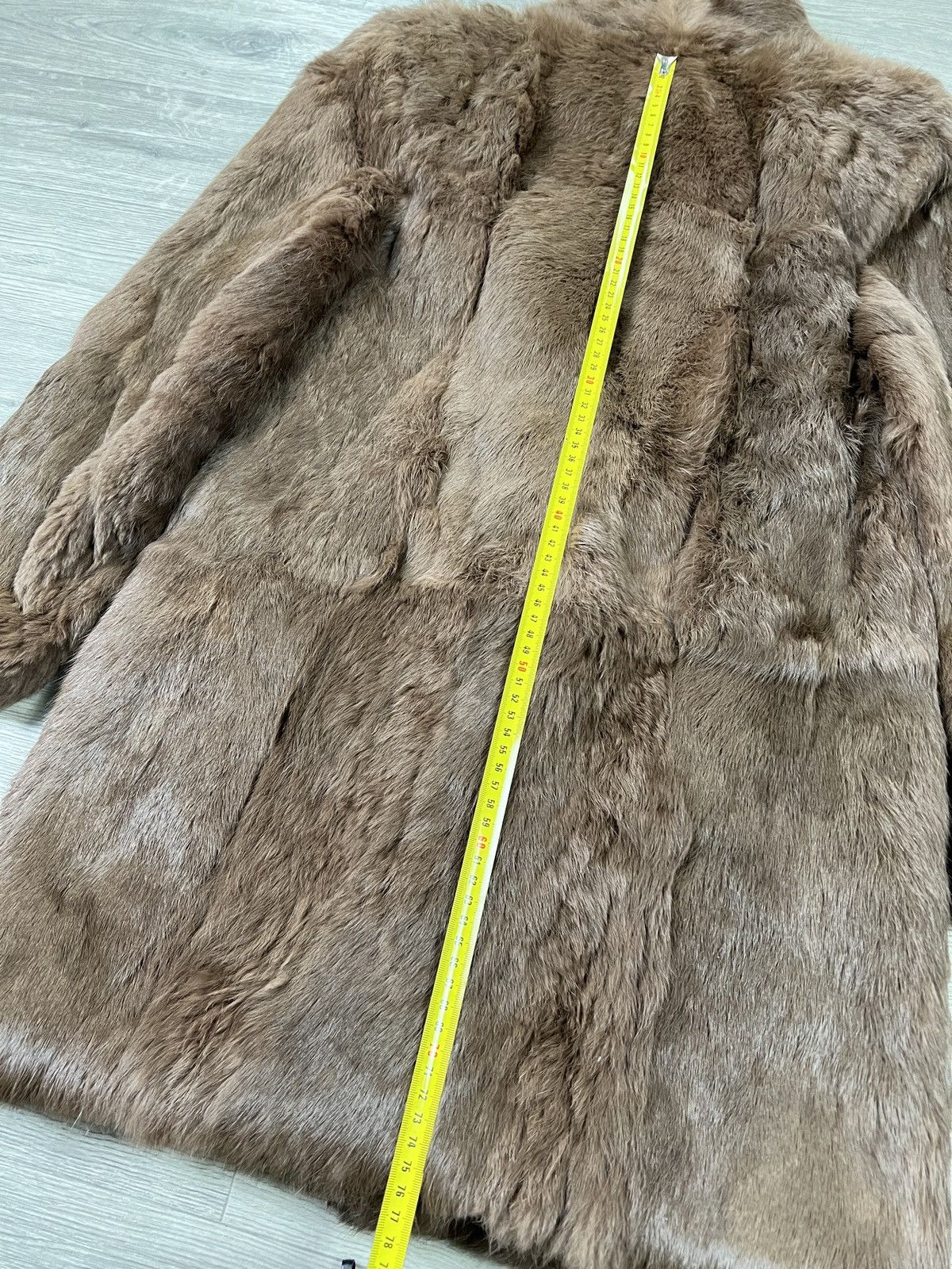 Other Vintage French Coney Fur coat Rabbit fur Brown Winter coat Size S / US 4 / IT 40 - 17 Thumbnail
