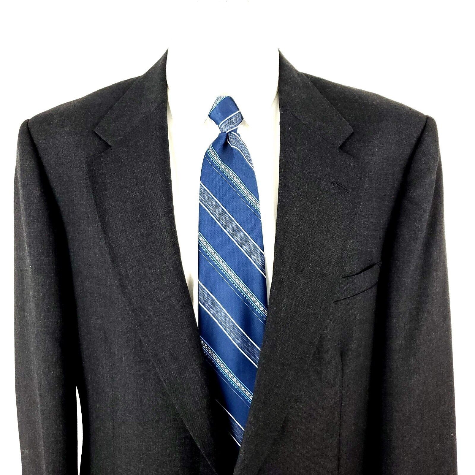 Stafford Vintage Stafford American Craftsman 2 Button Blazer 42L Gray Size 42L - 1 Thumbnail