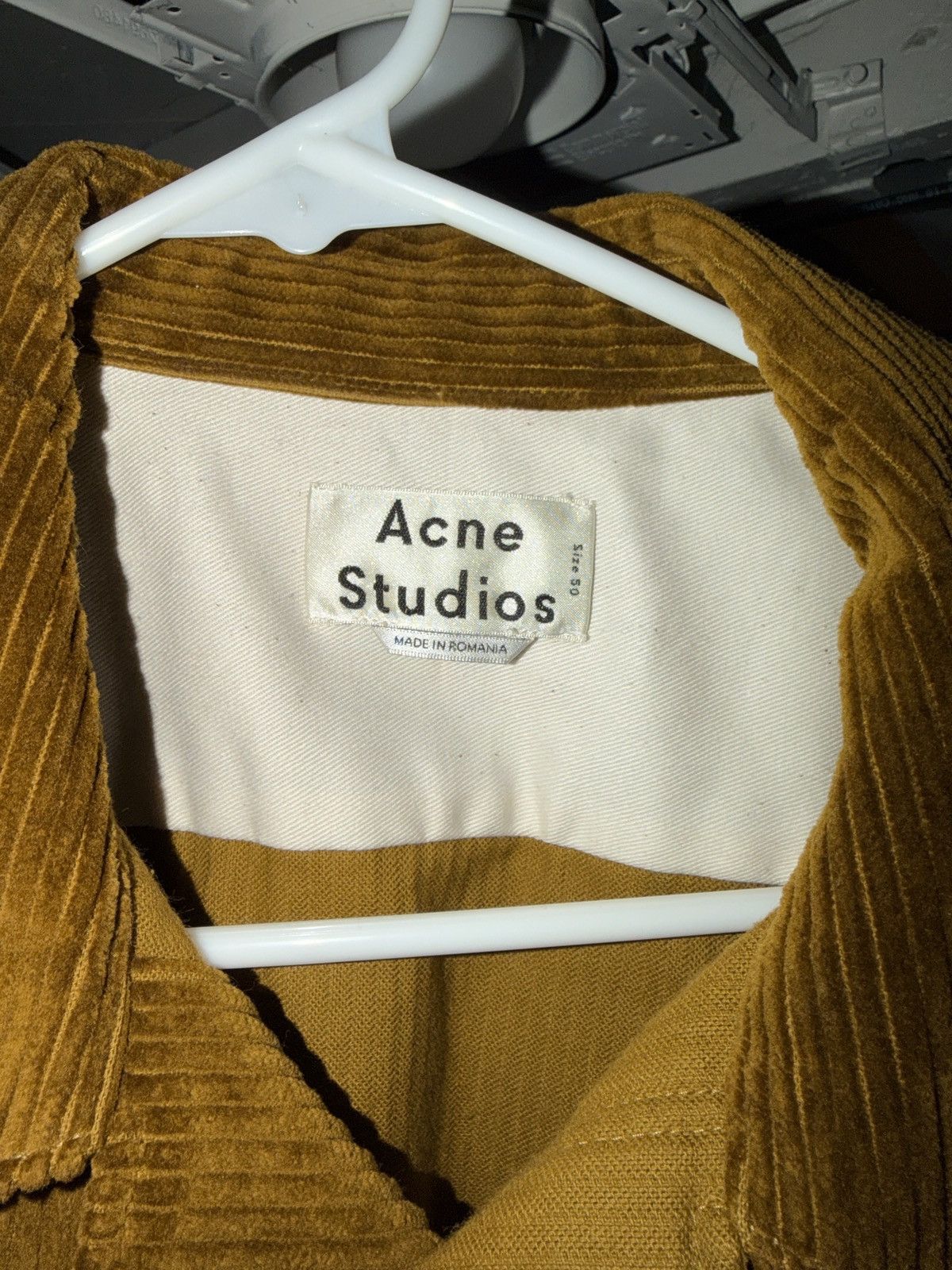 Acne Studios Acne Brown Corduroy Over Shirt Size US L / EU 52-54 / 3 - 4 Thumbnail