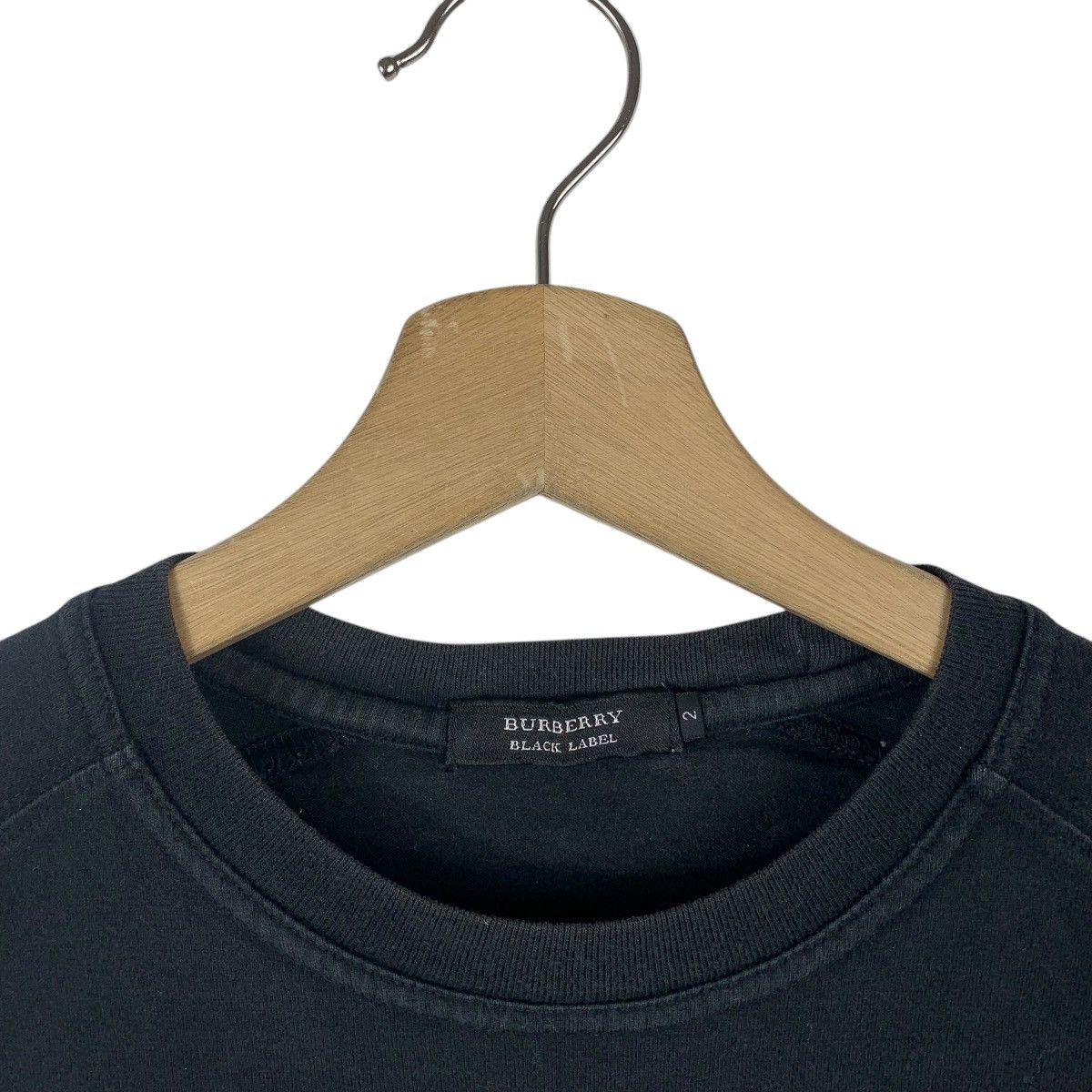 Burberry × Designer BURBERRY BLACK LABEL small logo simple design tee Size US S / EU 44-46 / 1 - 5 Thumbnail