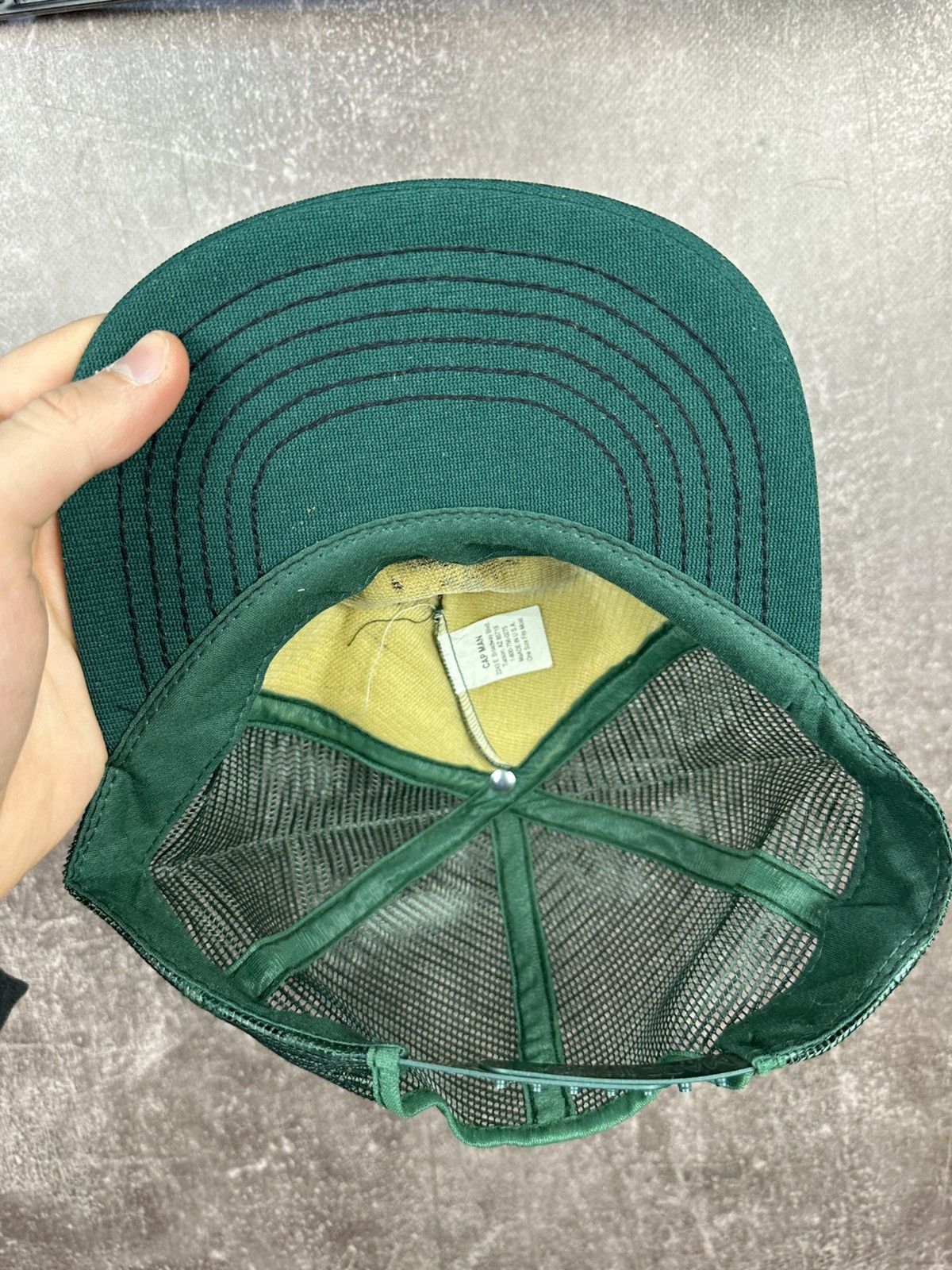 Vintage USA ARMY TIRES TRUCKER HAT CAP SNAPBACK VINTAGE 80s 90s AUTO Size ONE SIZE - 8 Thumbnail
