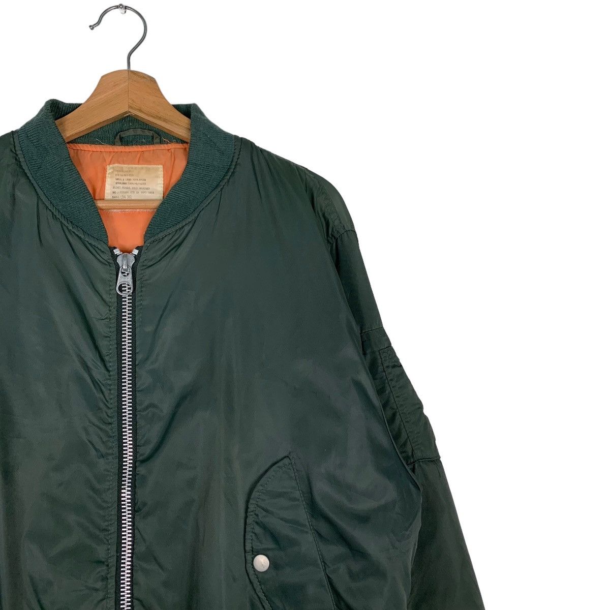 Japanese Brand GLEEMAN MA-1 Flight Bomber Jacket #0864-C39 Size US M / EU 48-50 / 2 - 5 Thumbnail