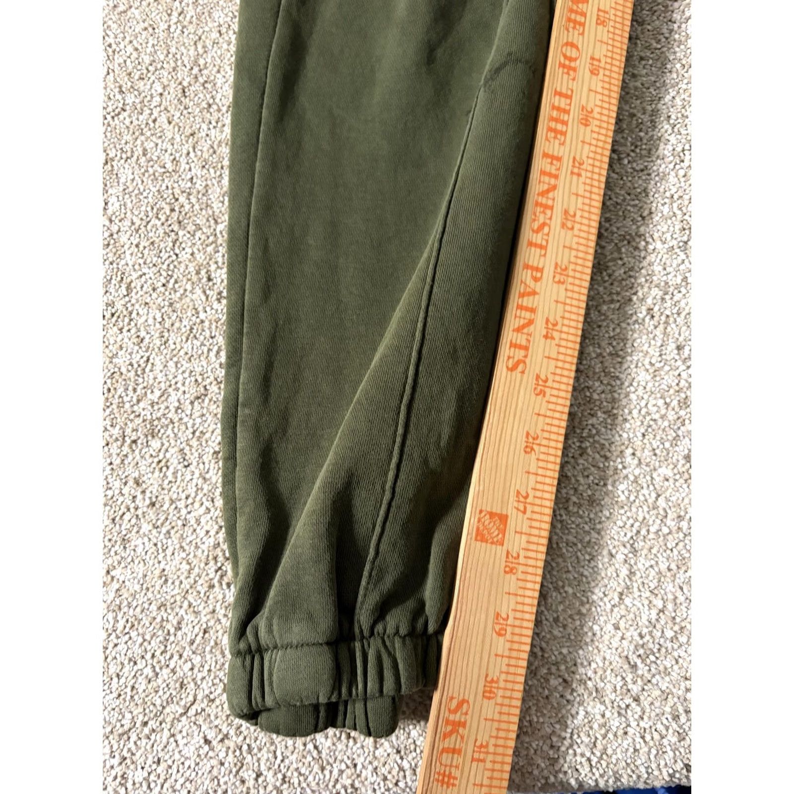 Nike Nike Sweatpants Jogger Mens Small Green Fleece Elastic Waist Swoosh BV4089-325 Size US 29 - 3 Thumbnail