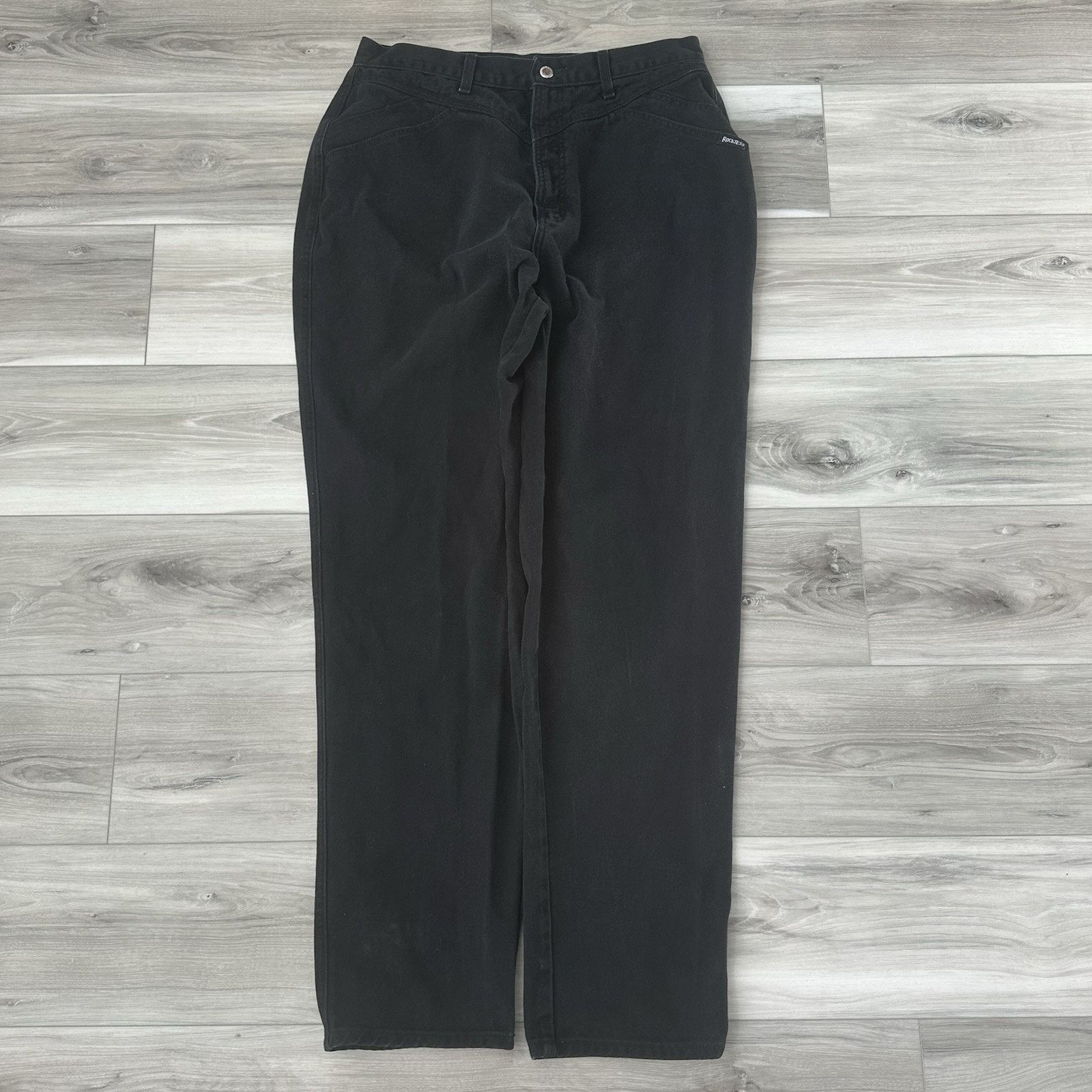 Vintage Rocky Mountain Vintage Jeans Women's 33x34 Black Bareback Size 33" - 1 Thumbnail