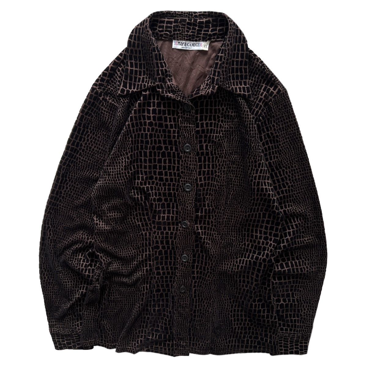 Other NARACAMICIE ALL-OVER DESIGN VELVET BURNOUT SHIRT Size M / US 6-8 / IT 42-44 - 1 Thumbnail