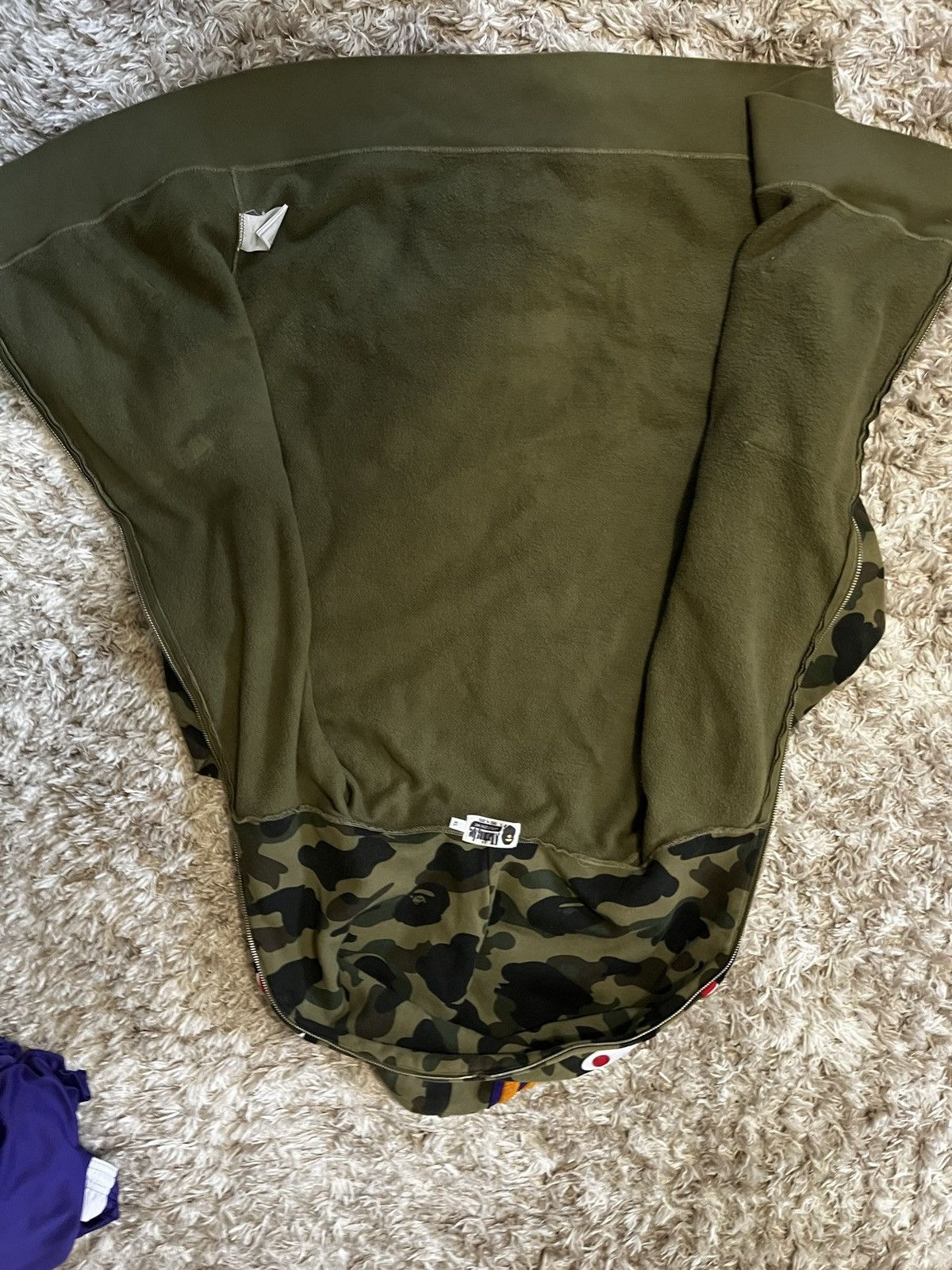 Bape Bape 1st Camo Shark Full Zip Up Size US XL / EU 56 / 4 - 4 Thumbnail