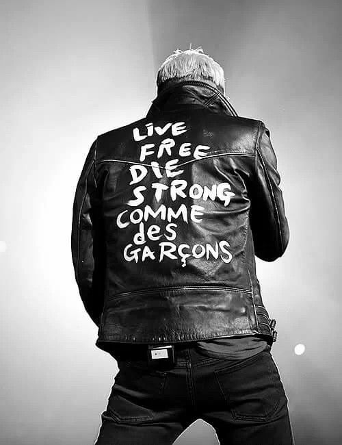Comme des Garcons Lewis Leathers Live Free Die Strong Comme Des Garçons Size US M / EU 48-50 / 2 - 2 Thumbnail