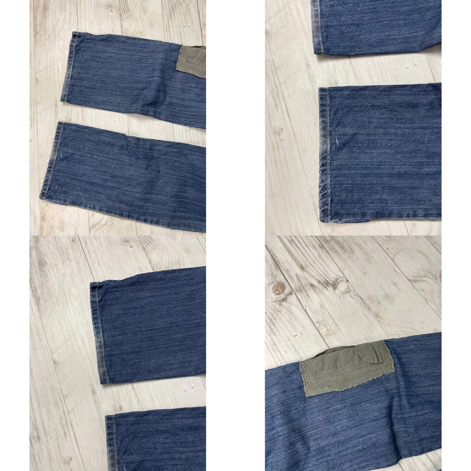 G-Star G-Star Raw Denim Jeans Mens 5-Pocket Patchwork Cargo Straight Blue Size 32 32in Inseam 32cm 41cm 83cm 90s Stars Vintage No N/A Size US 32 / EU 48 - 9 Thumbnail